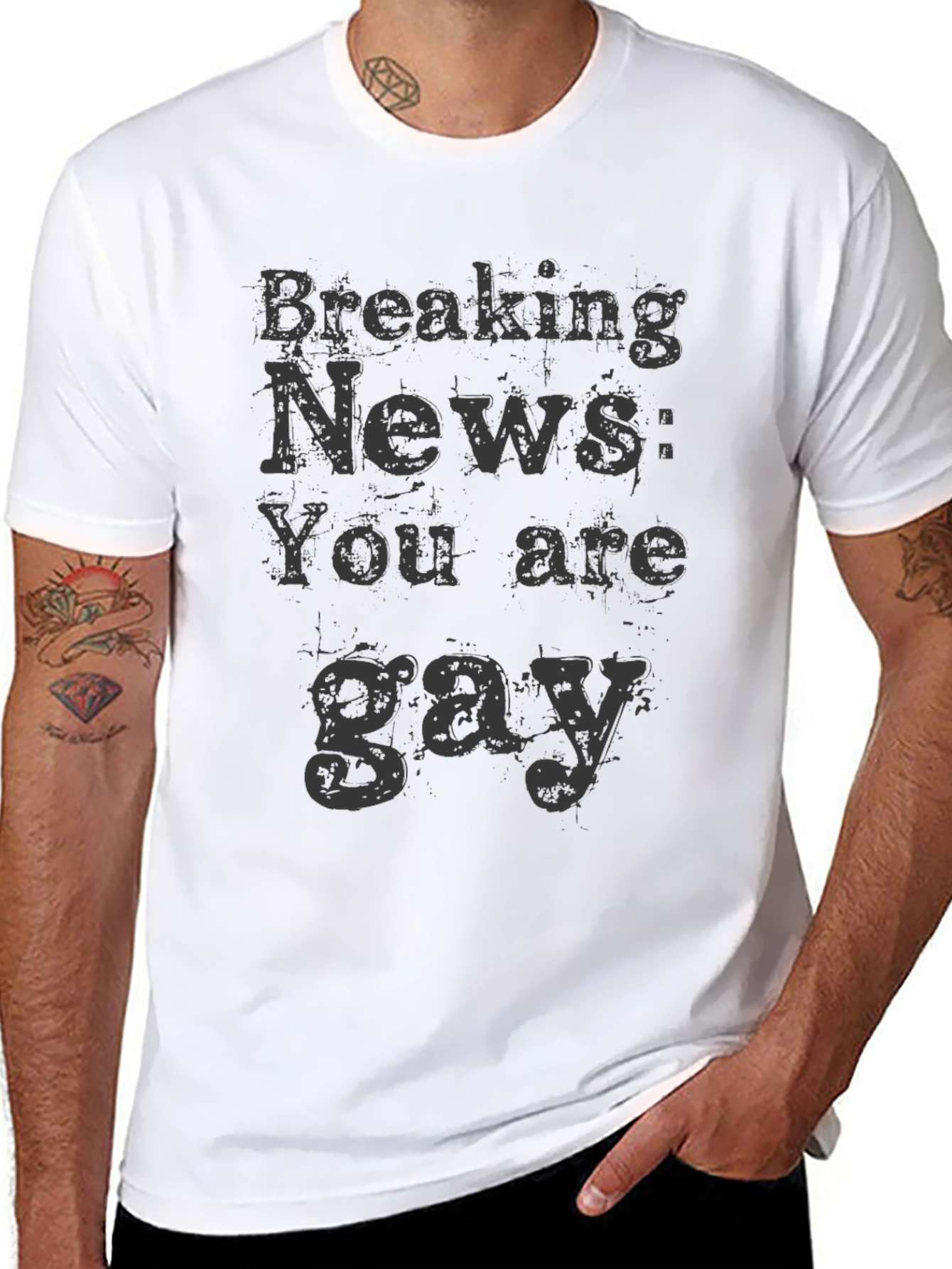 Breaking News You Are Gay T-Shirt