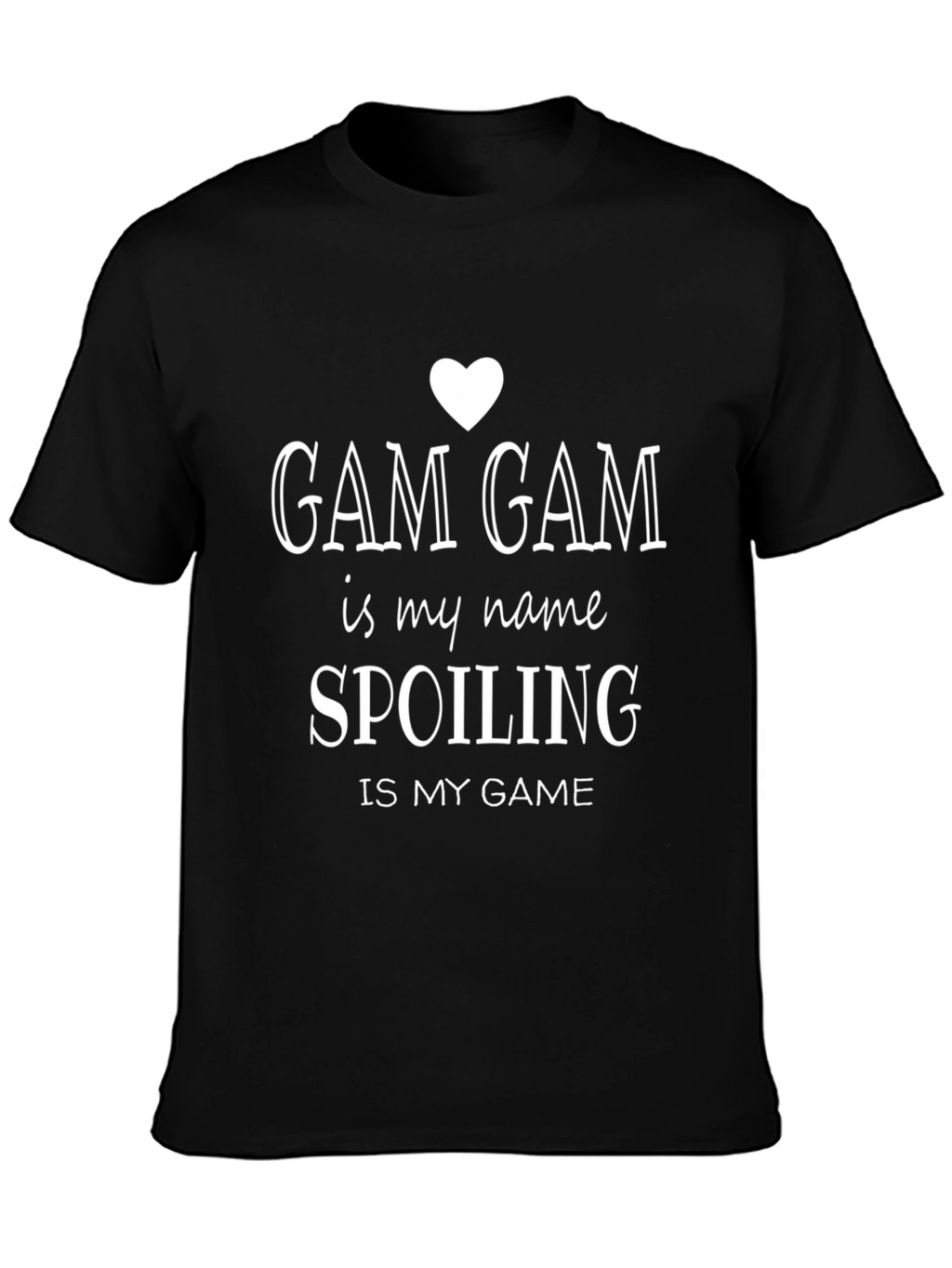Gam Gam Spoiling Game Black T-Shirt