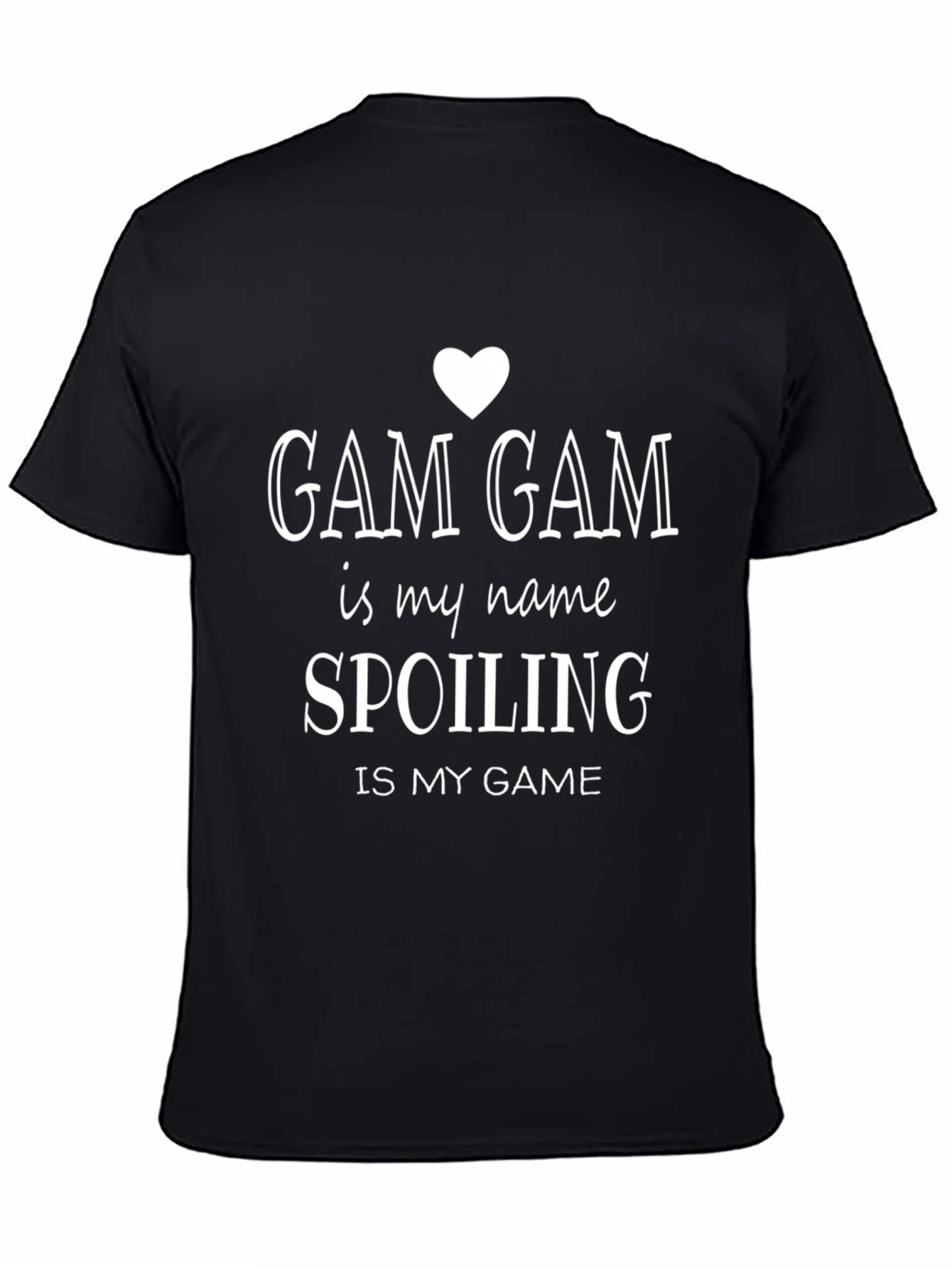 Gam Gam Spoiling Game Black T-Shirt