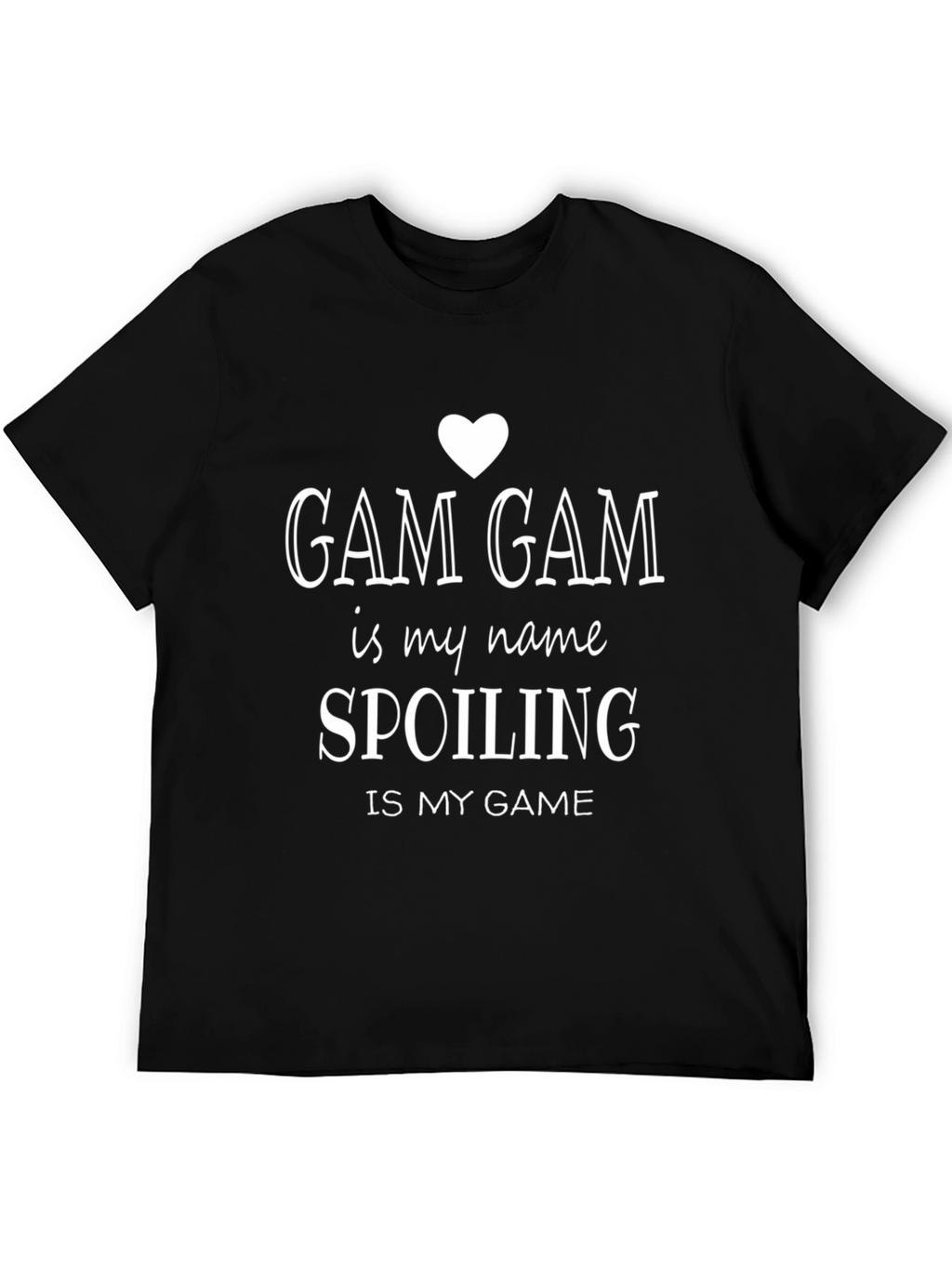 Gam Gam Spoiling Game Black T-Shirt