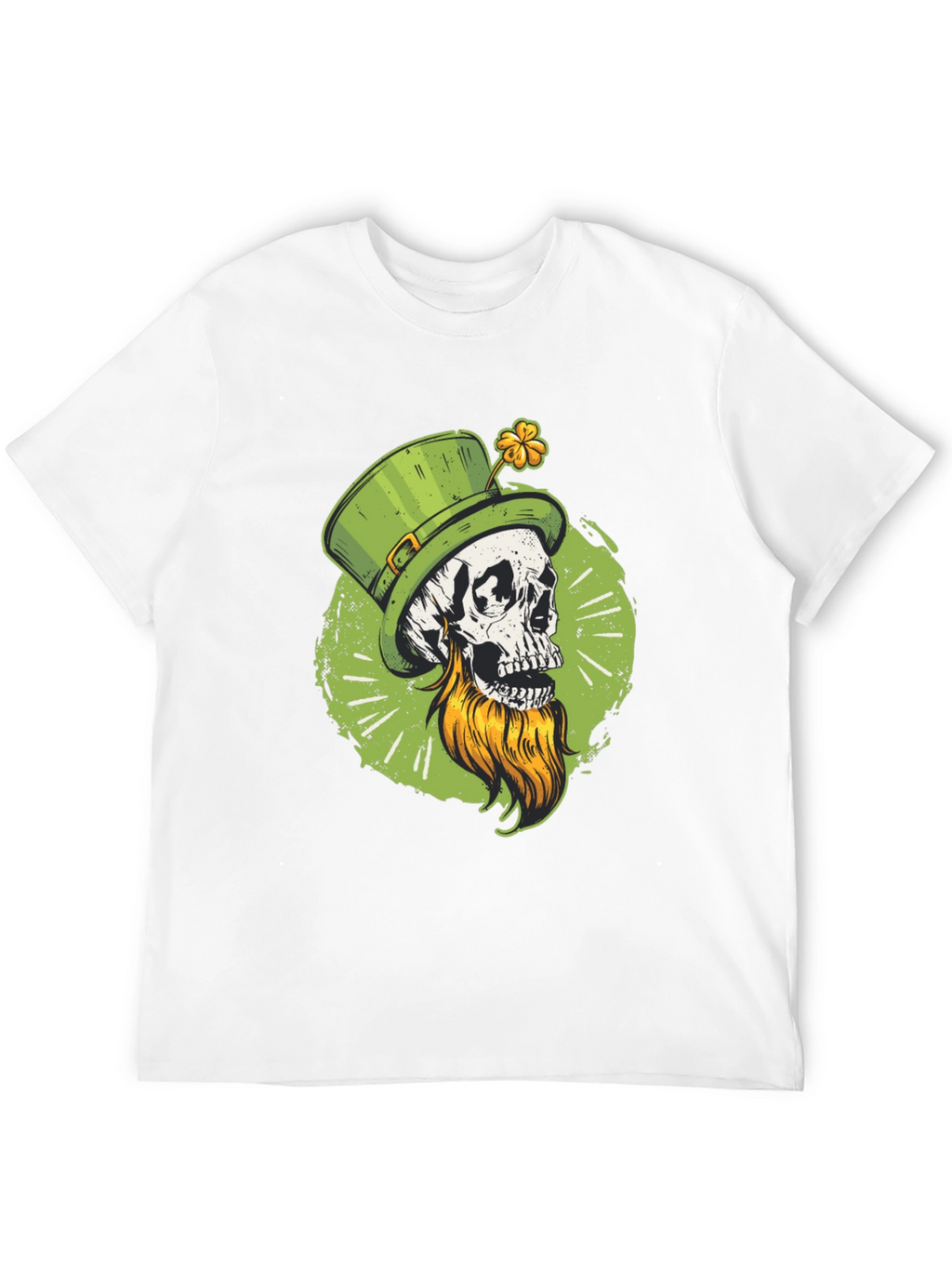 St. Patricks Day Skull T-Shirt
