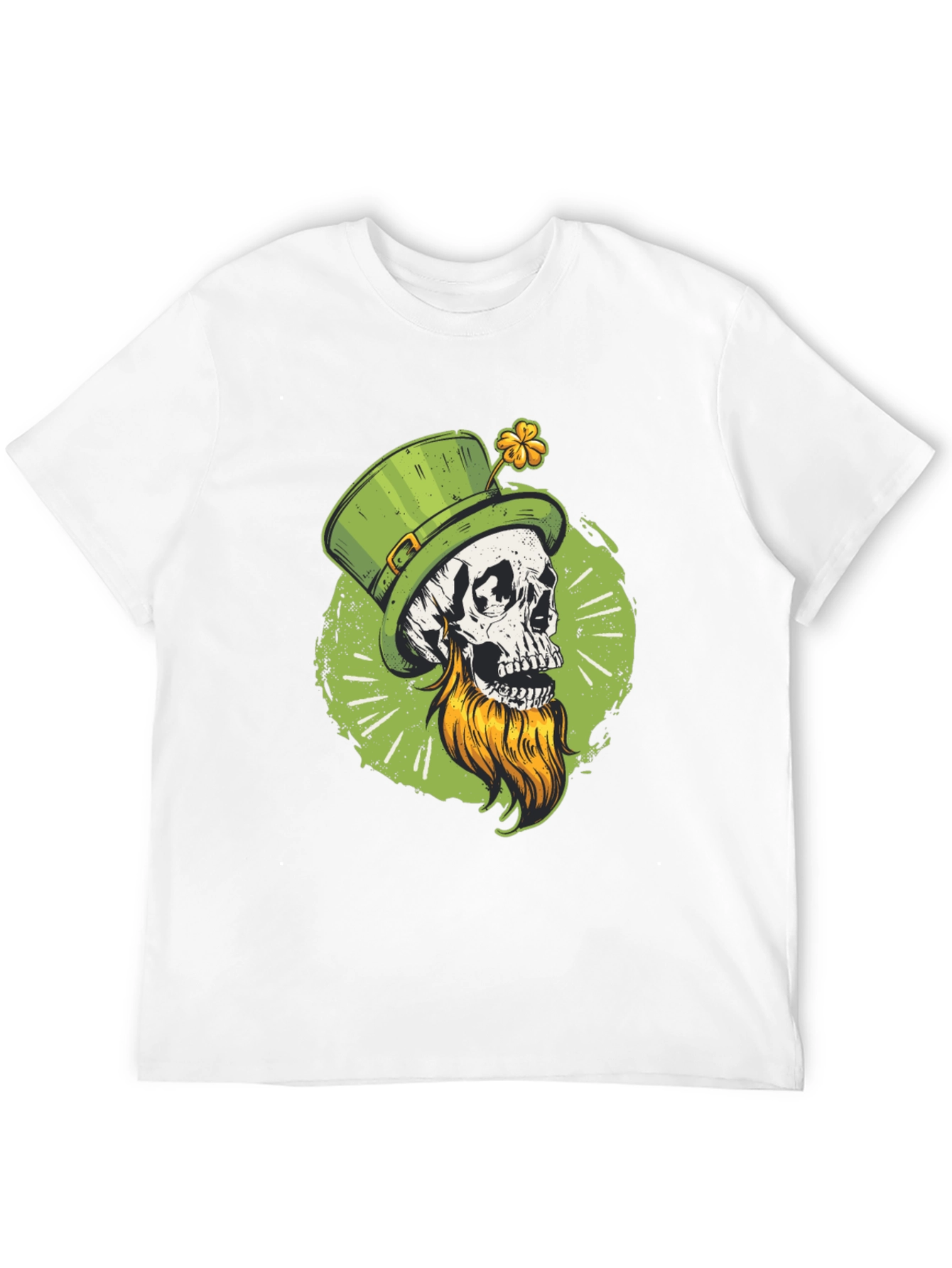 St. Patricks Day Skull T-Shirt