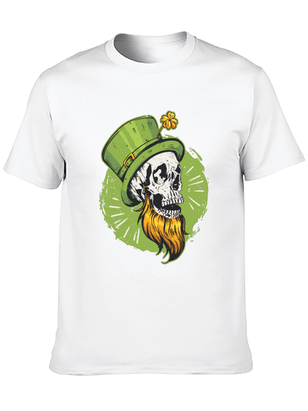 St. Patricks Day Skull T-Shirt