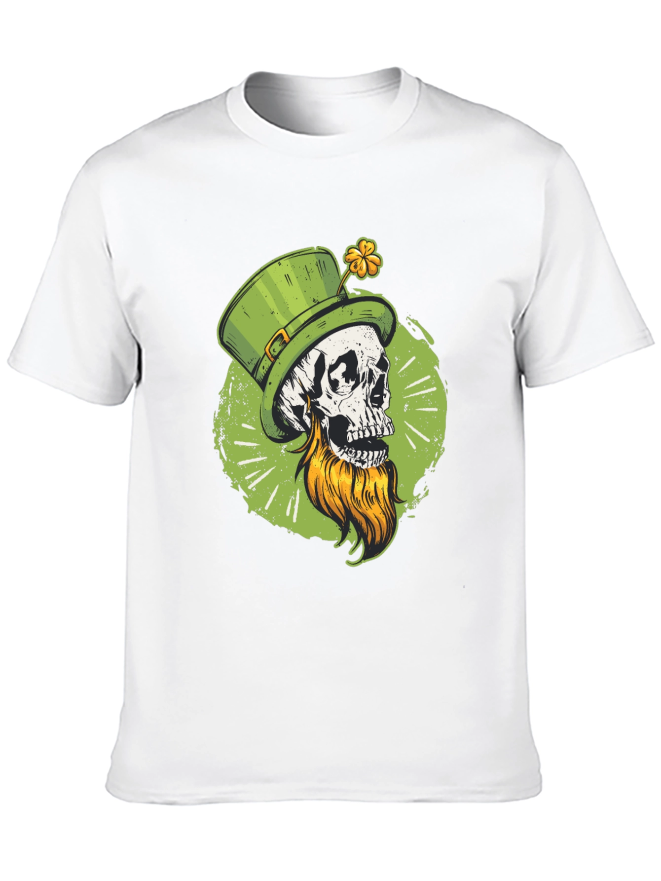 St. Patricks Day Skull T-Shirt