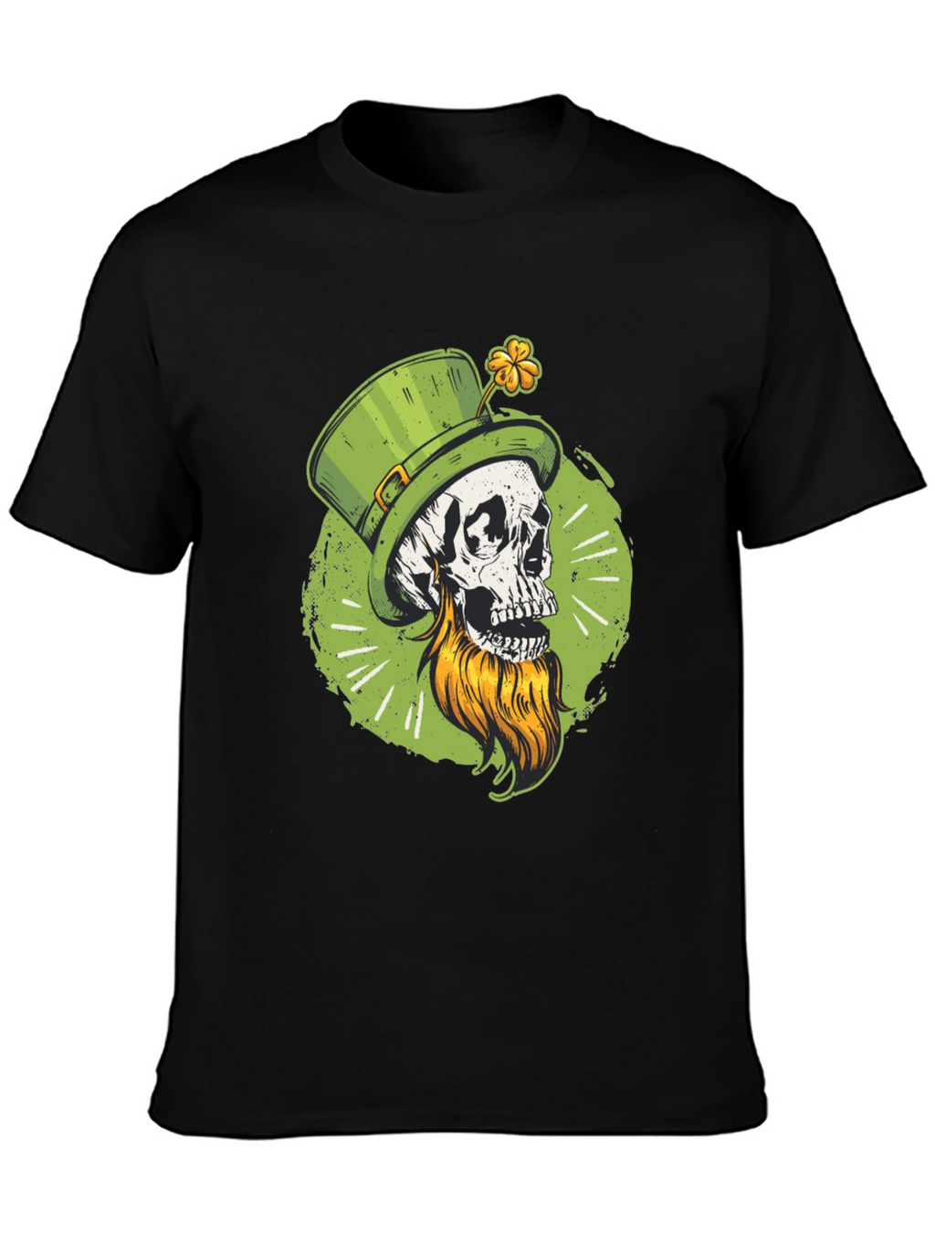 St. Patricks Day Skull T-Shirt