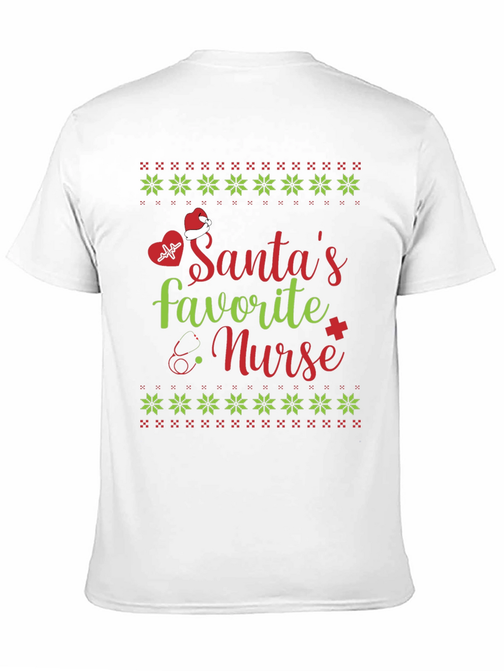 Santas Favorite Nurse Christmas T-Shirt