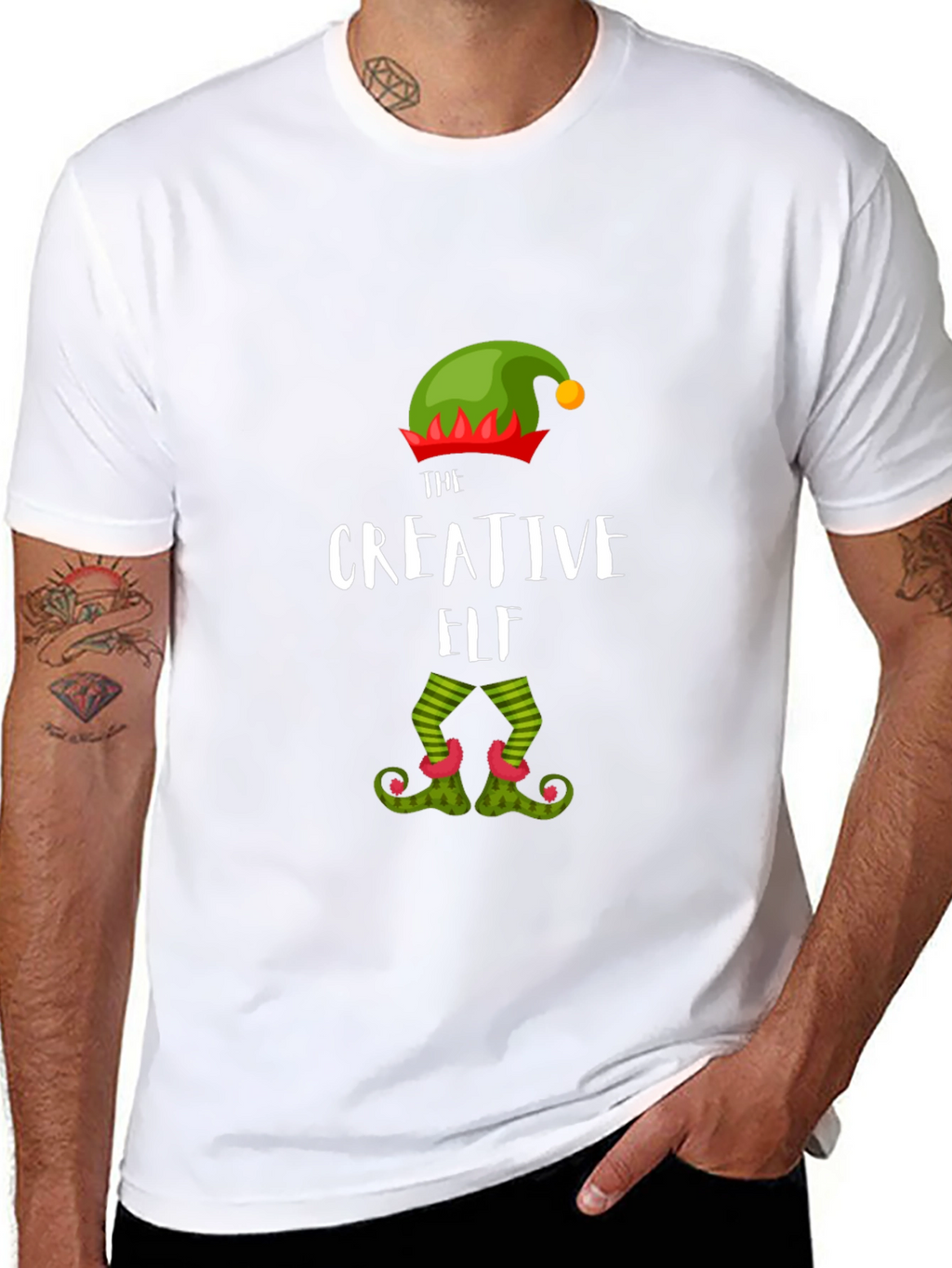 Creative Elf T-Shirt Festive Holiday Apparel