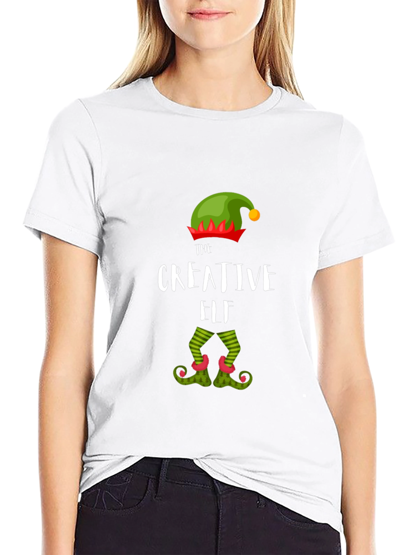 Creative Elf T-Shirt Festive Holiday Apparel