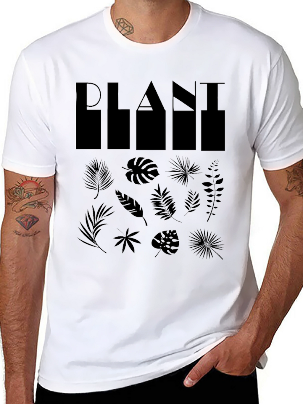 Botanical Plant Graphic T-Shirt