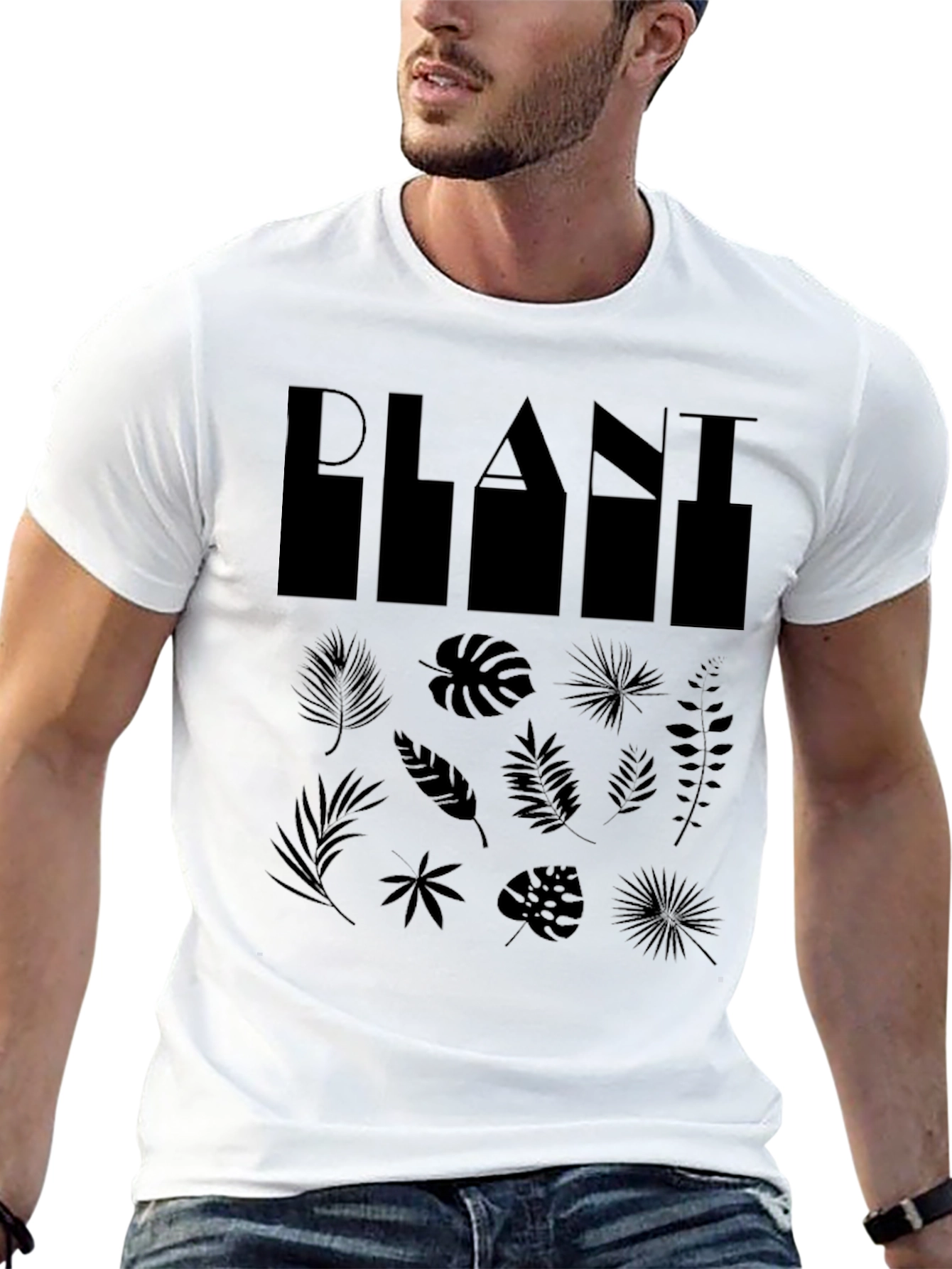 Botanical Plant Graphic T-Shirt