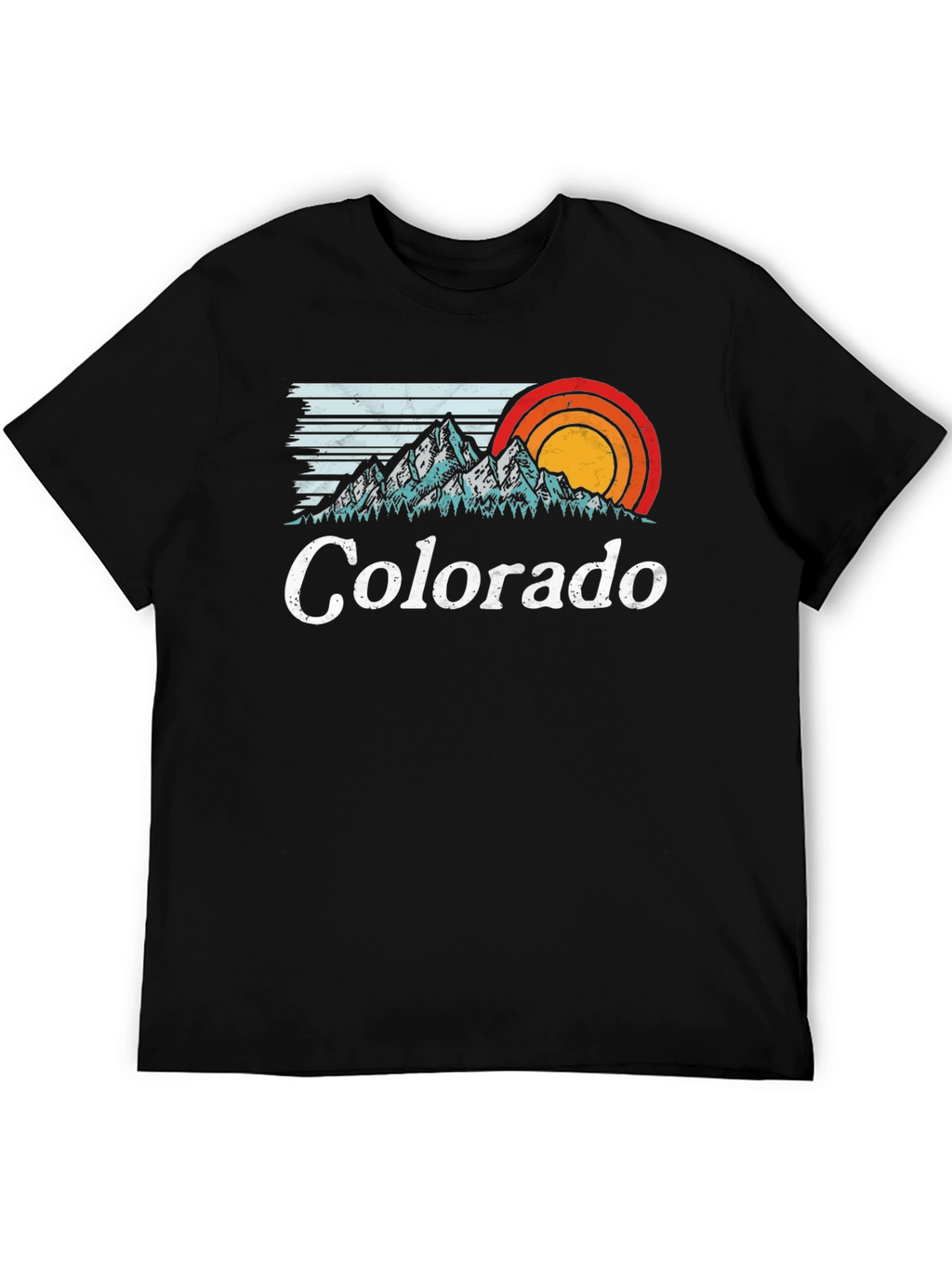 Colorado Retro Mountain T-Shirt