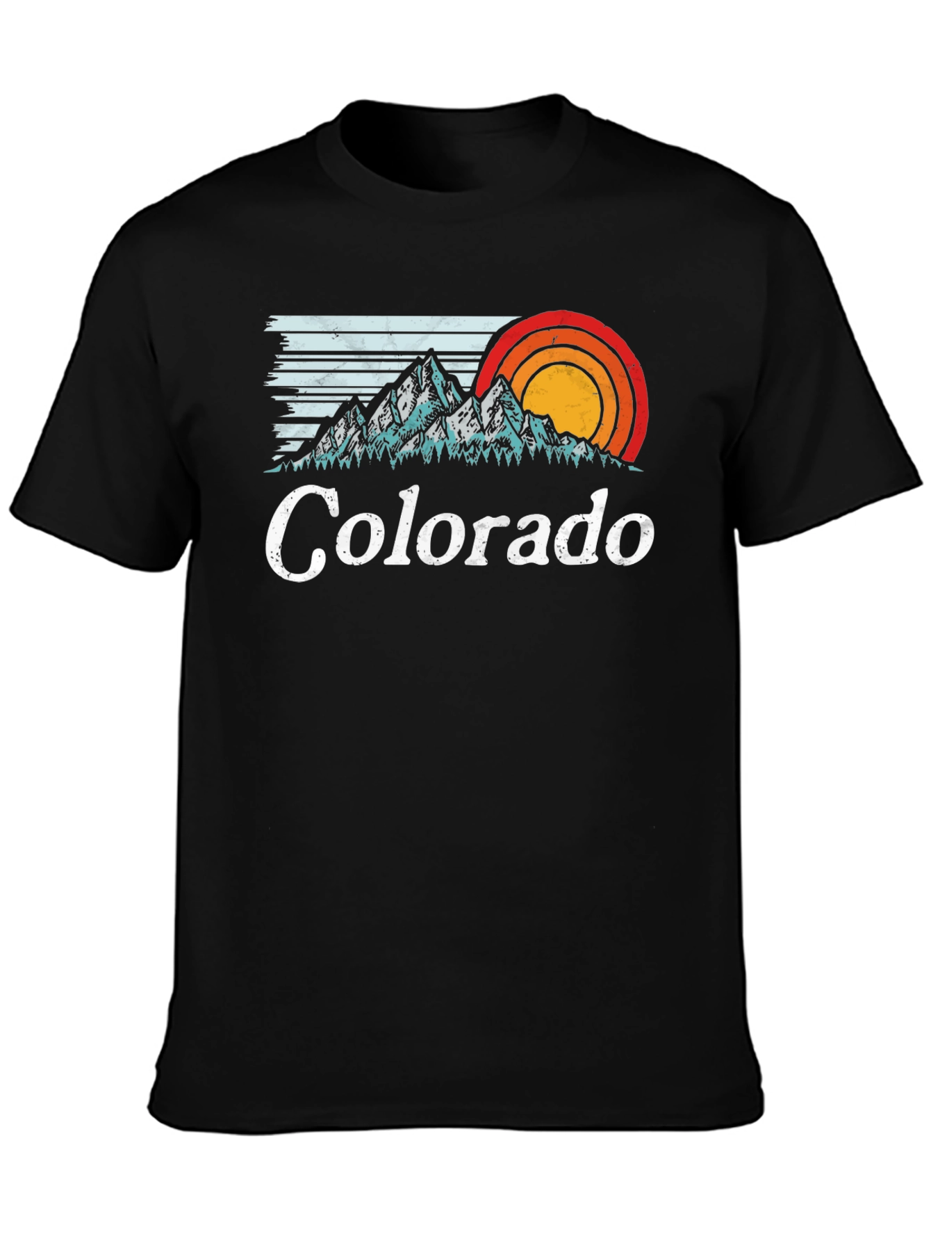 Colorado Retro Mountain T-Shirt