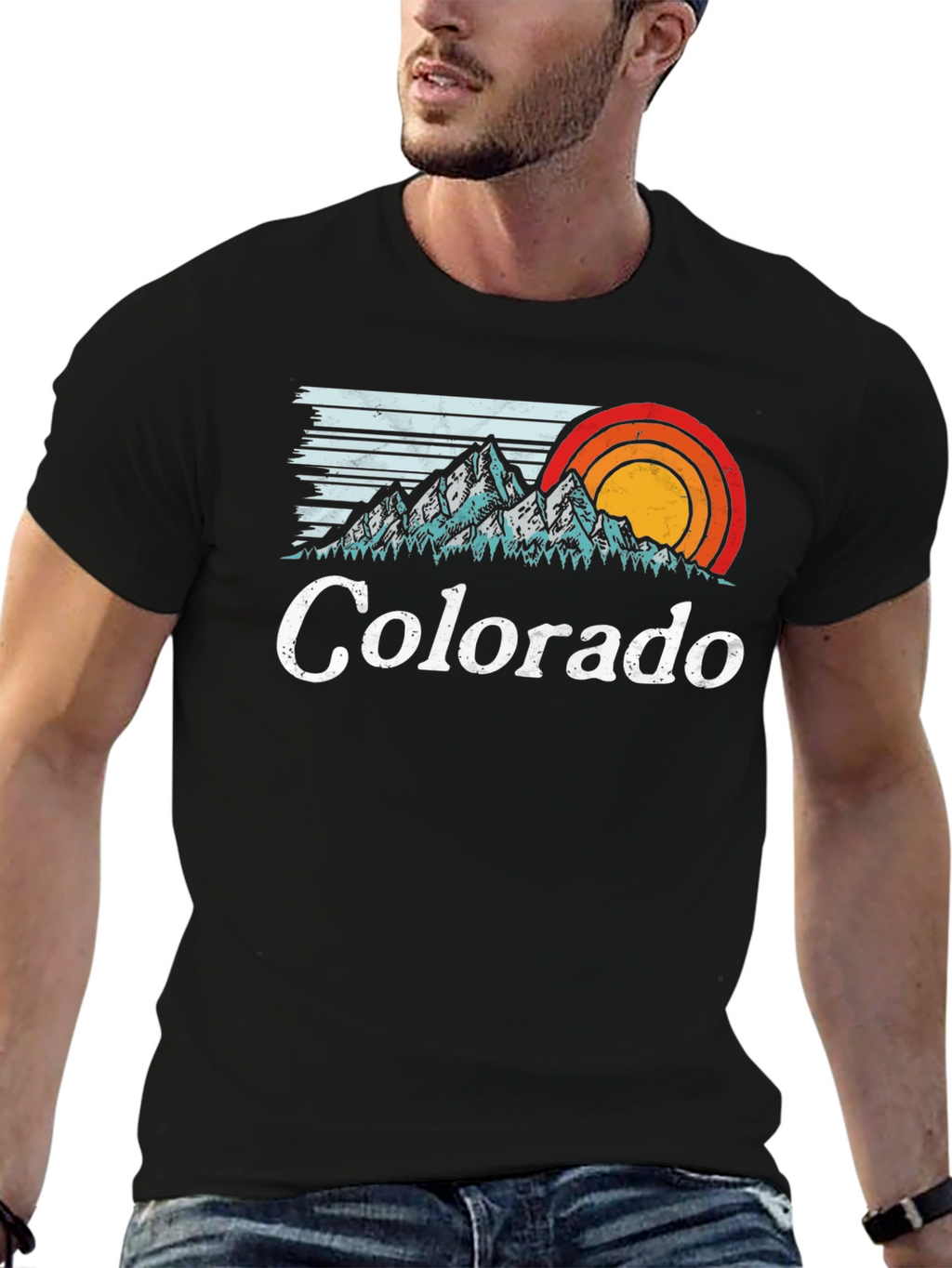 Colorado Retro Mountain T-Shirt