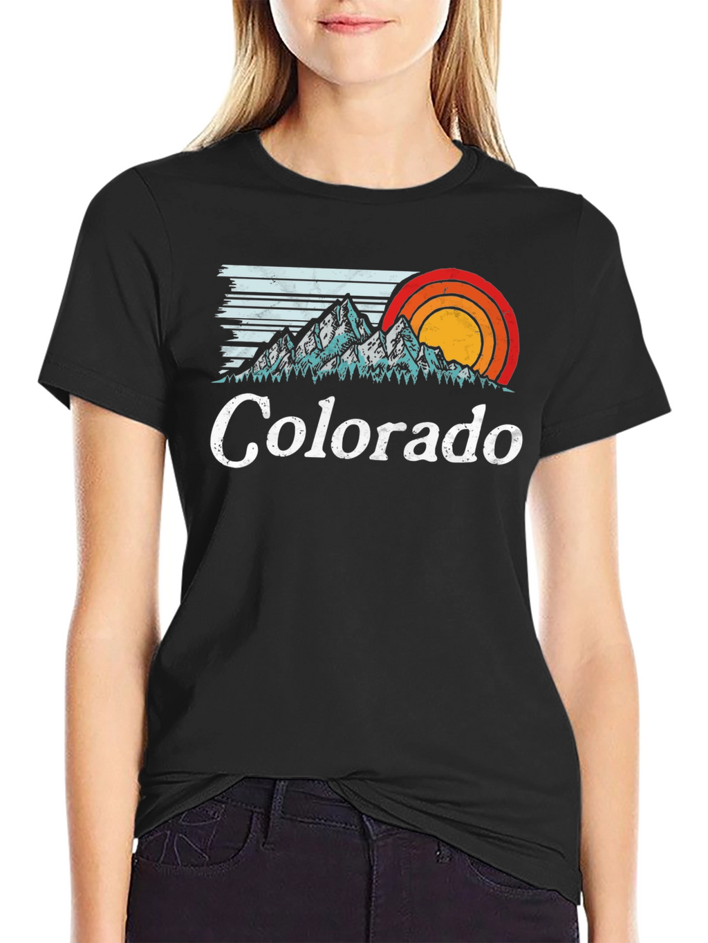 Colorado Retro Mountain T-Shirt