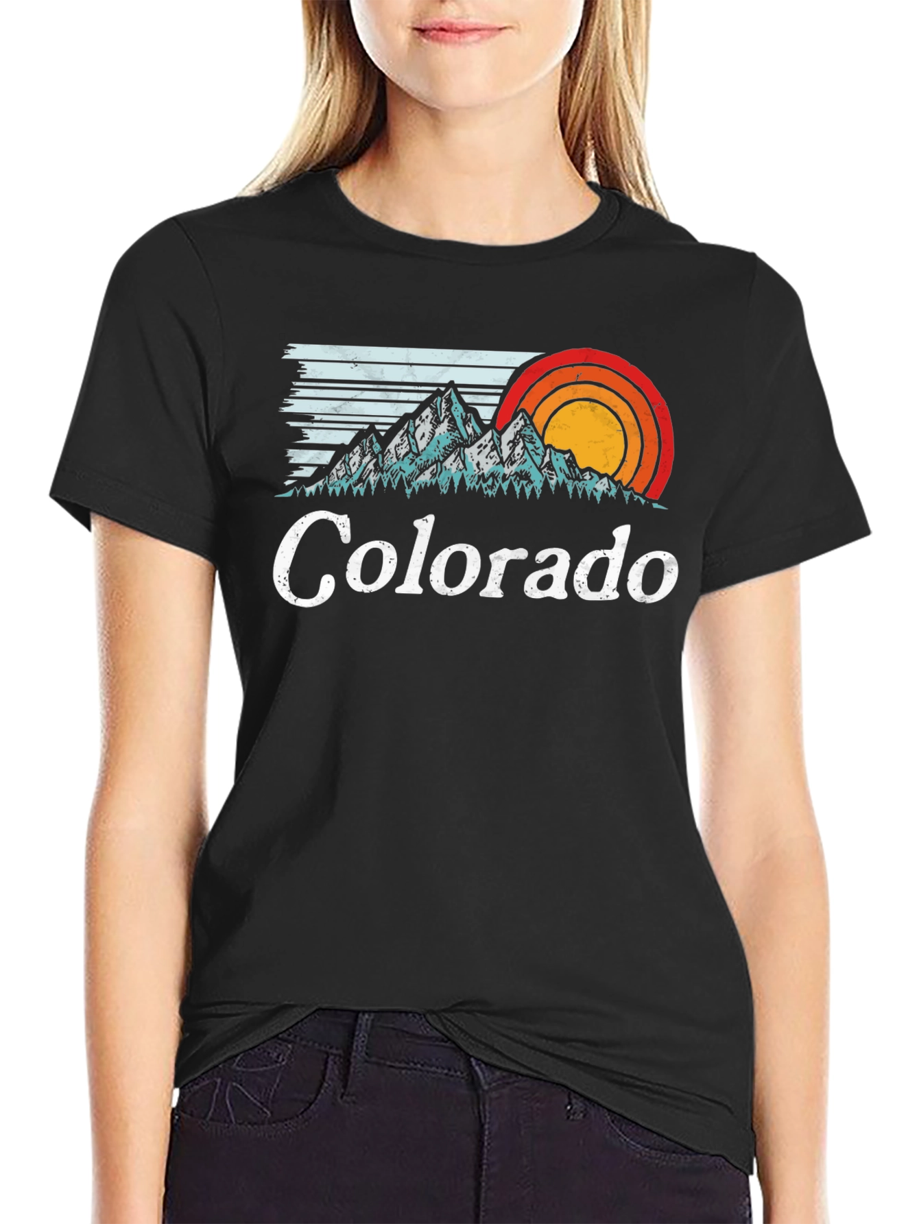 Colorado Retro Mountain T-Shirt