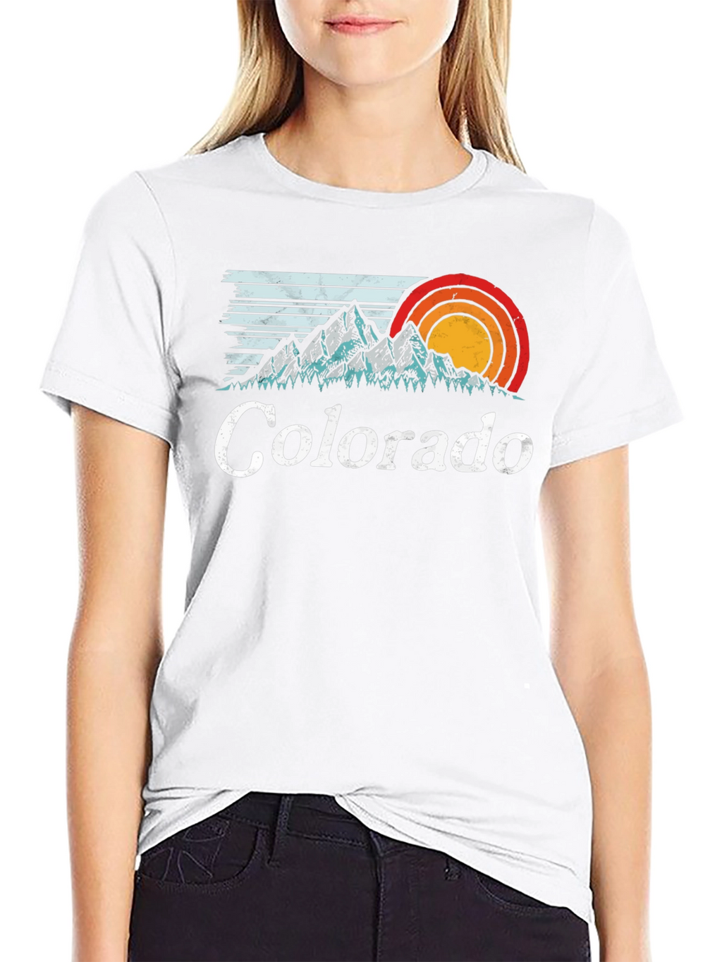 Colorado Retro Mountain T-Shirt