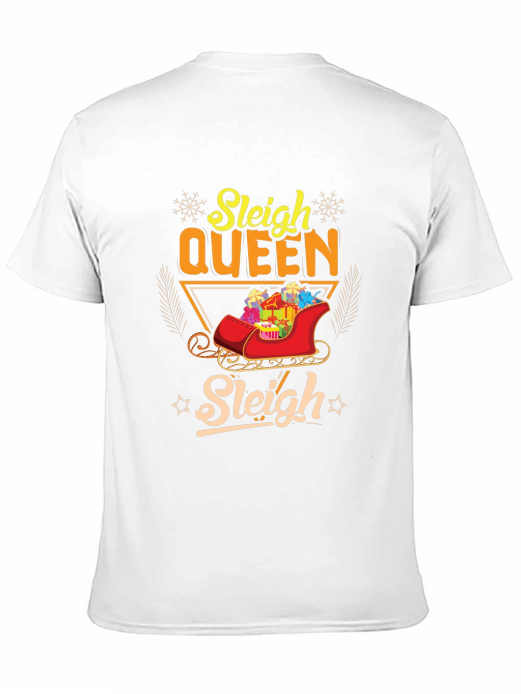 Sleigh Queen Christmas T-Shirt Holiday Festive Tee