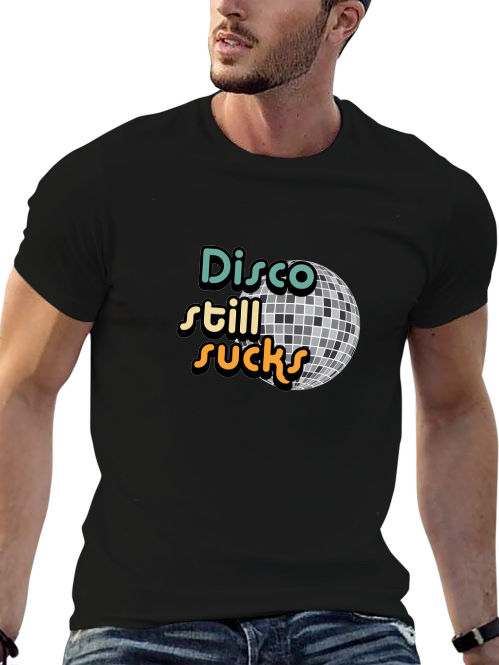 Disco Still Sucks T-Shirt Black