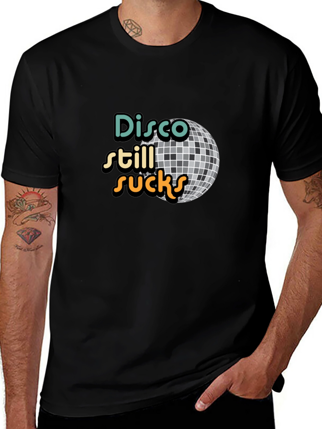 Disco Still Sucks T-Shirt Black