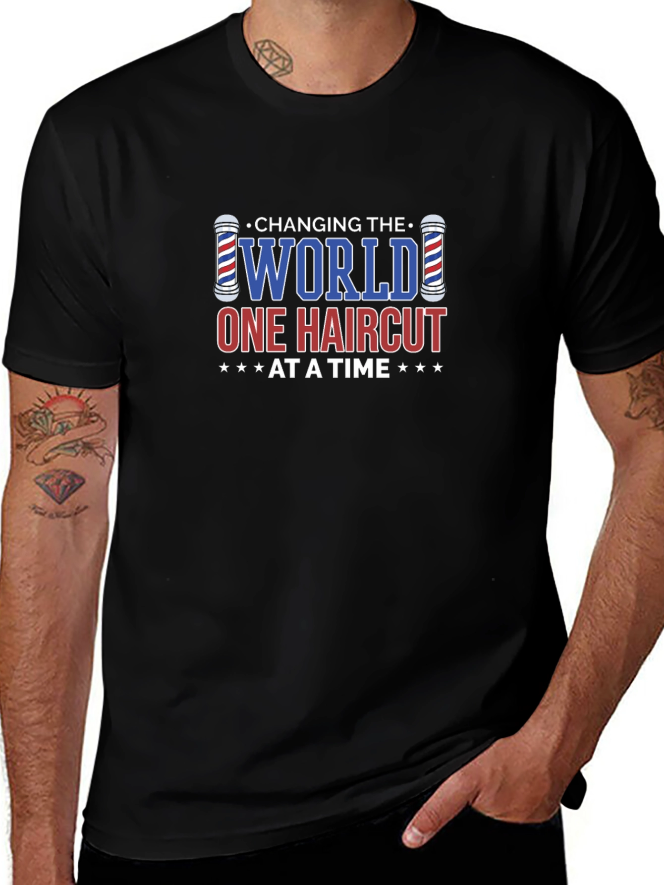 Changing The World One Haircut at a Time T-Shirt