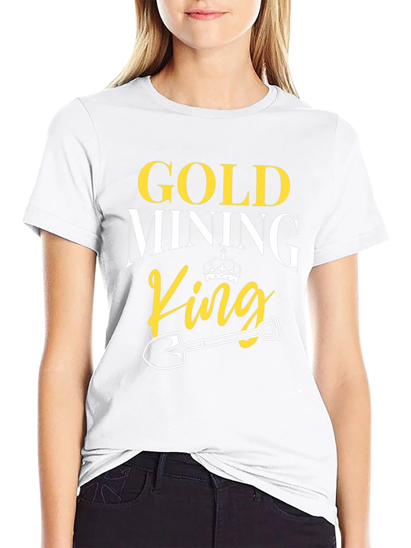 Gold Mining King T-Shirt - Novelty Graphic Tee