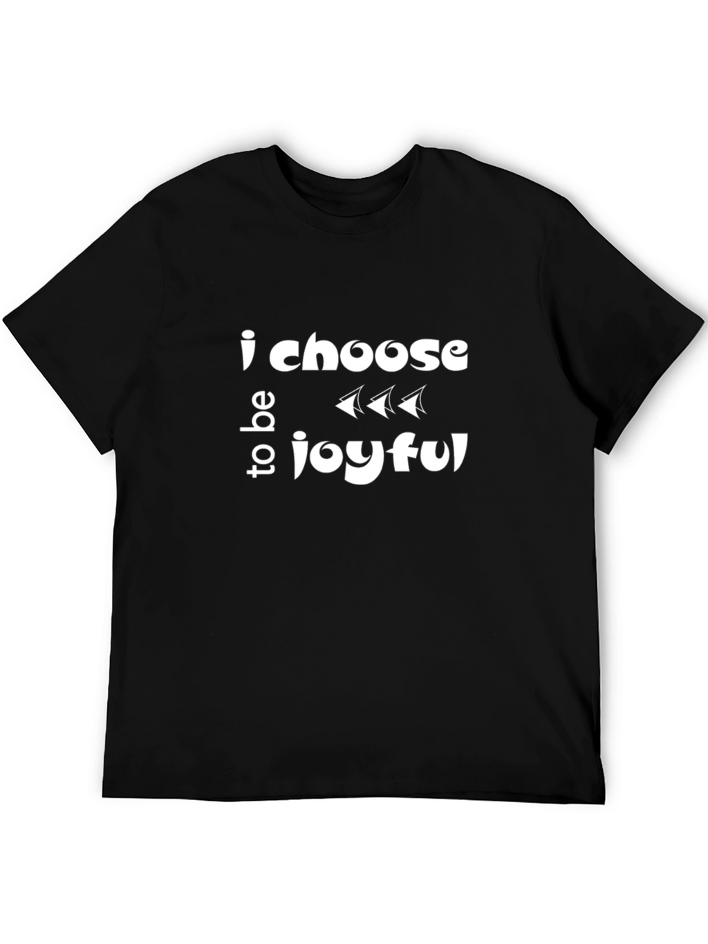 Joyful Choice Black T-Shirt