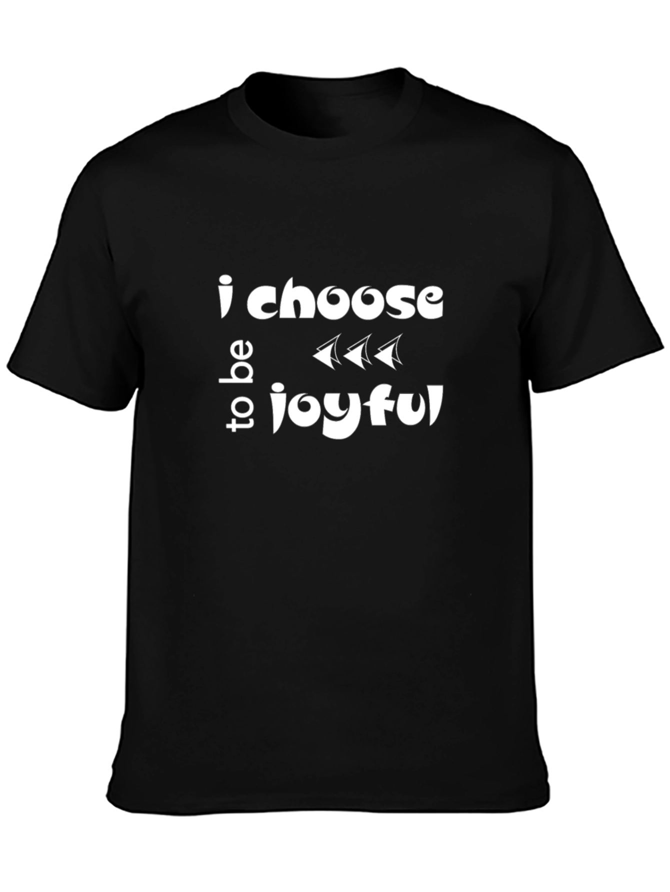 Joyful Choice Black T-Shirt