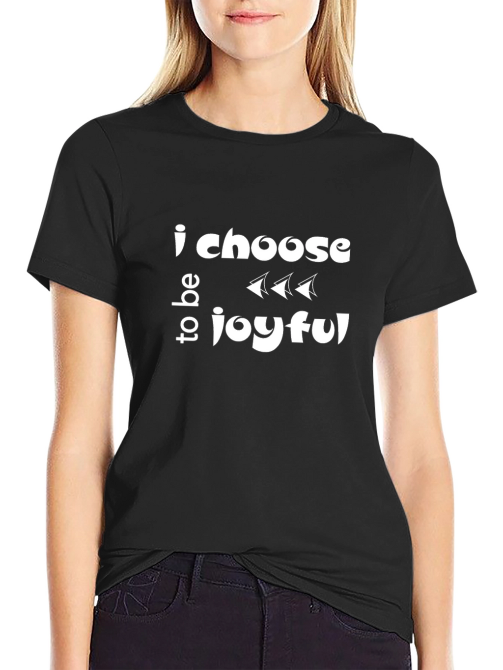 Joyful Choice Black T-Shirt
