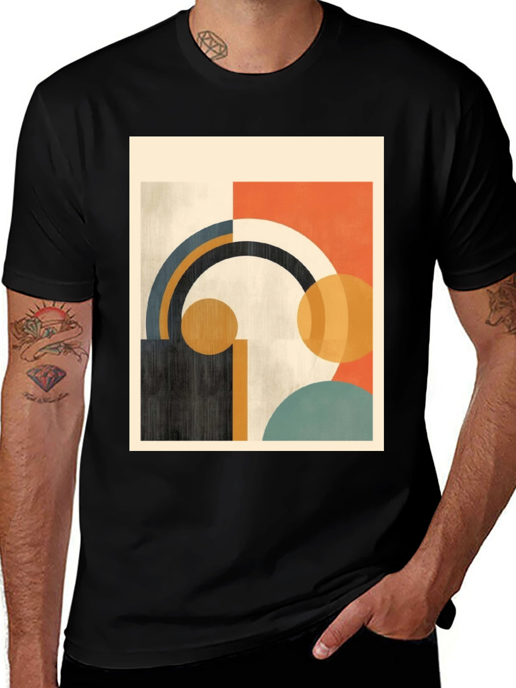 Abstract Geometric Art T-Shirt