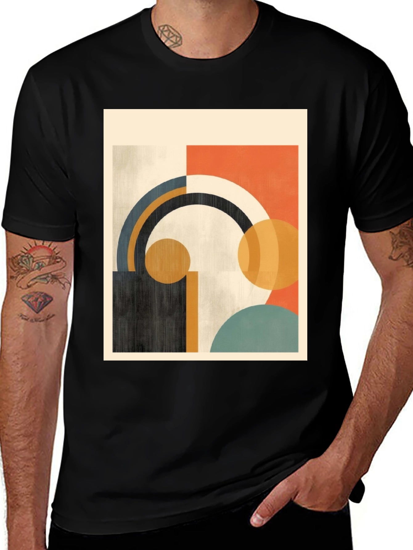 Abstract Geometric Art T-Shirt