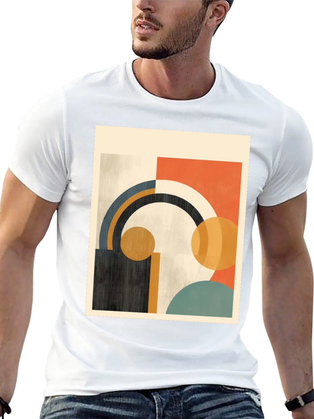 Abstract Geometric Art T-Shirt
