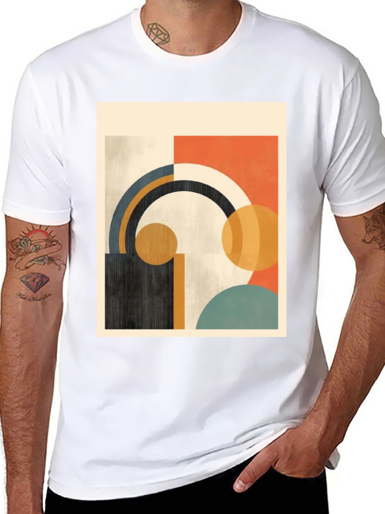 Abstract Geometric Art T-Shirt