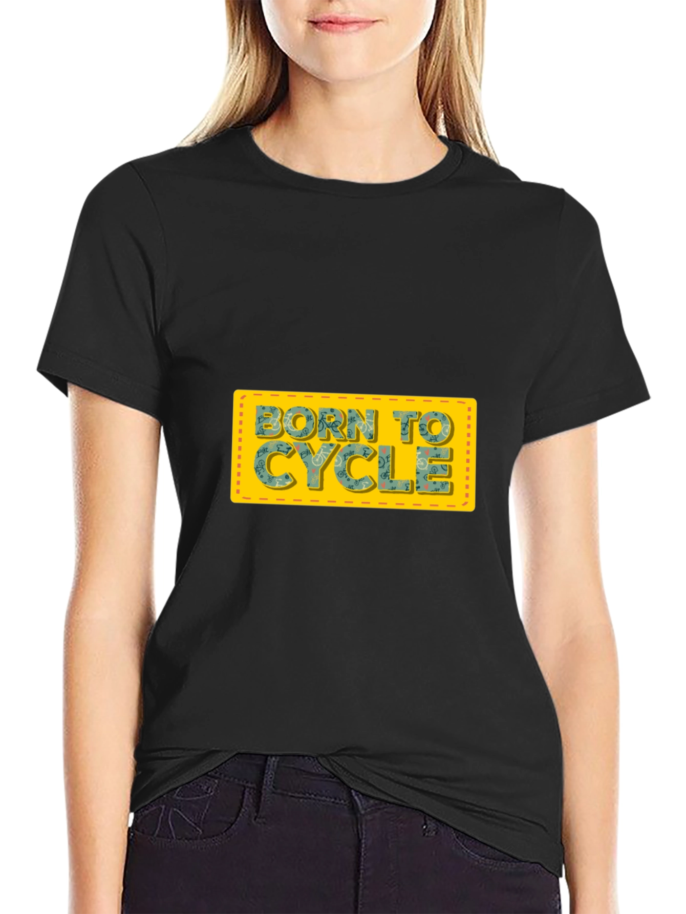 Born to Cycle T-Shirt - Black