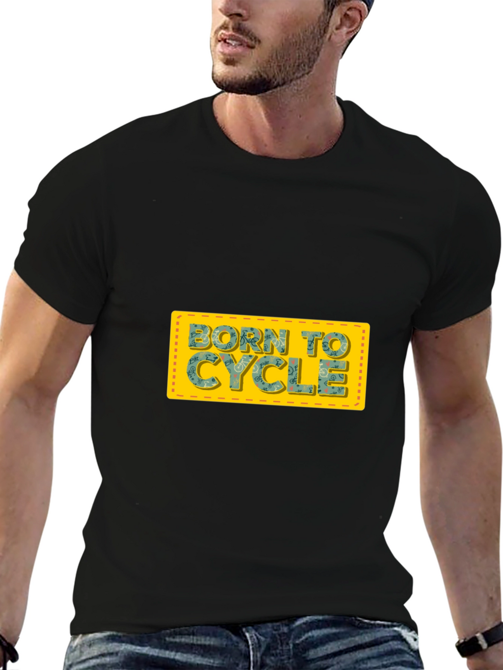 Born to Cycle T-Shirt - Black