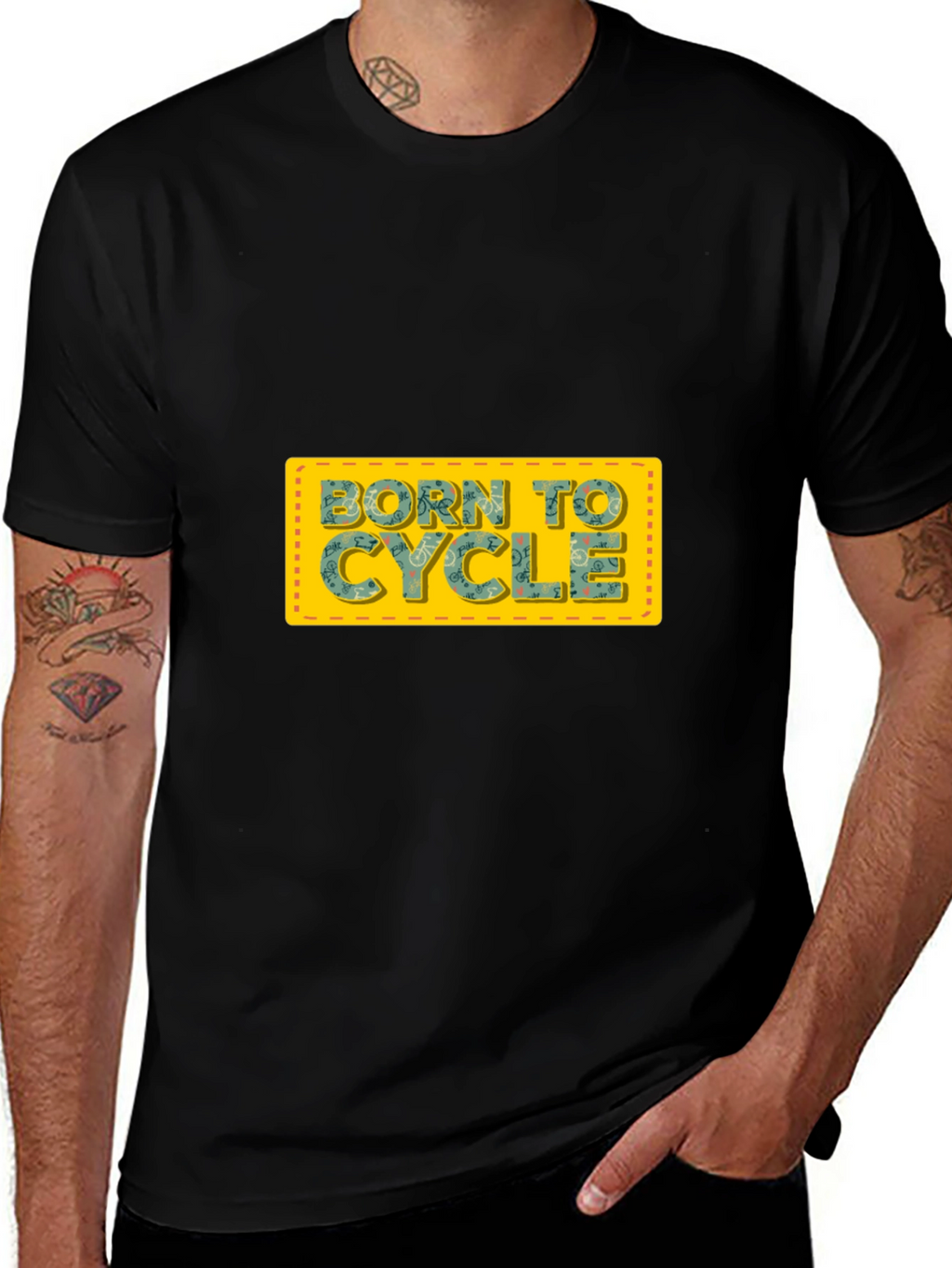 Born to Cycle T-Shirt - Black