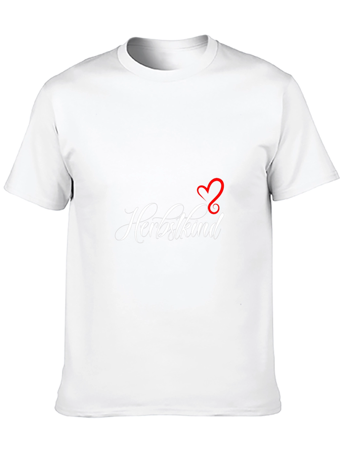 Herbstkind Heart Graphic Tee - Black Casual Shirt