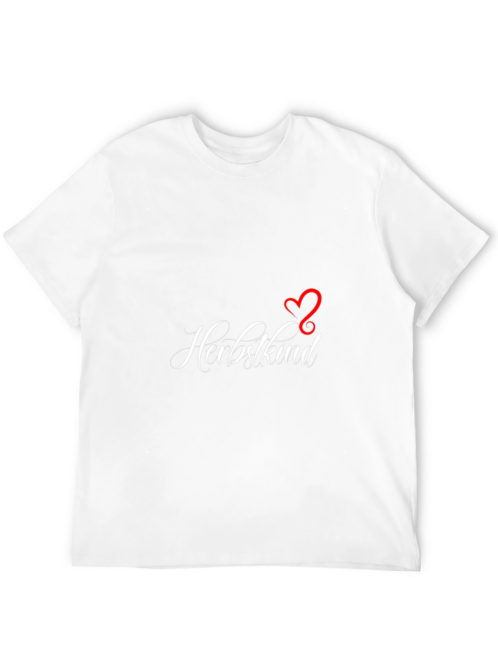 Herbstkind Heart Graphic Tee - Black Casual Shirt