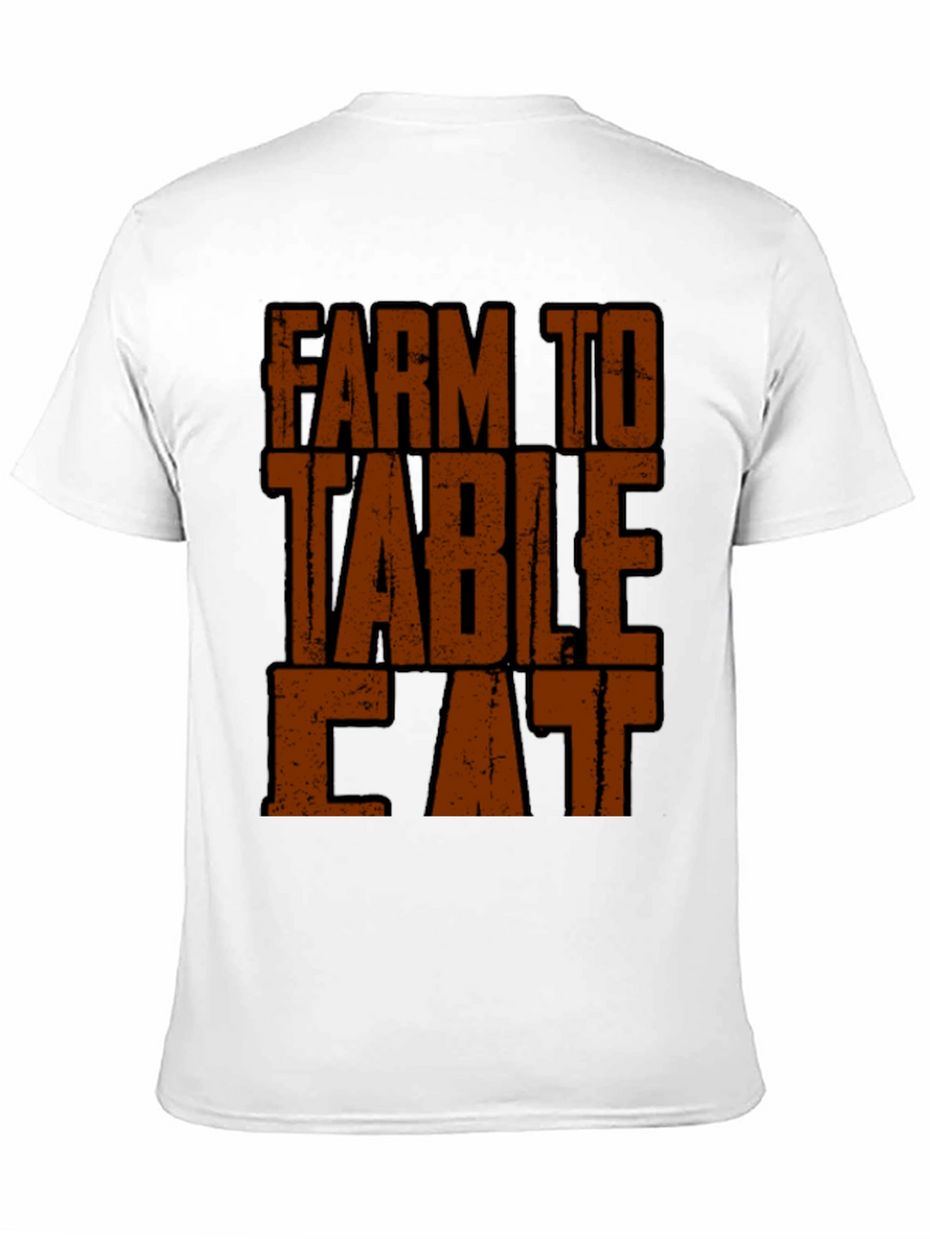 Farm to Table Eat T-Shirt - Black