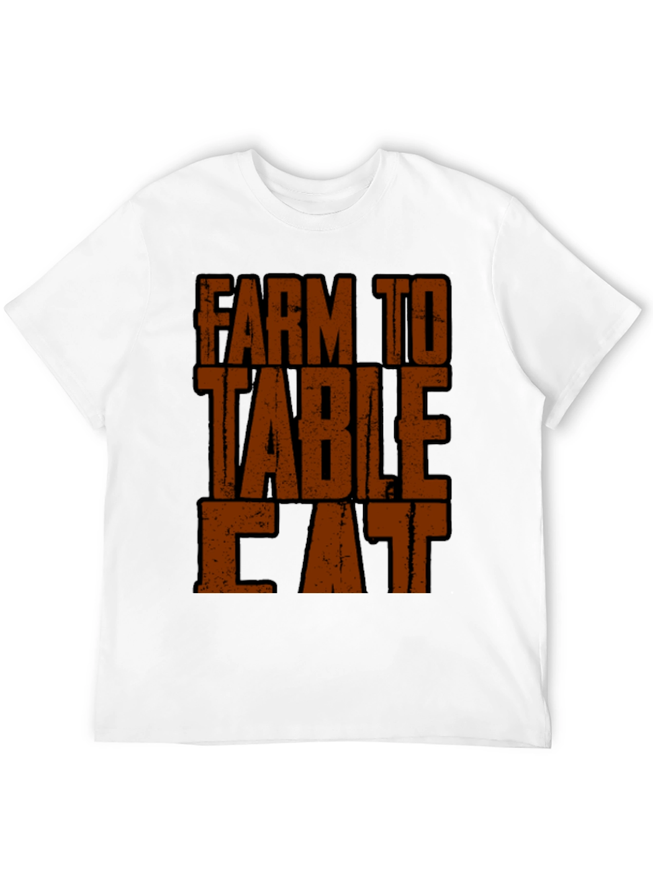 Farm to Table Eat T-Shirt - Black
