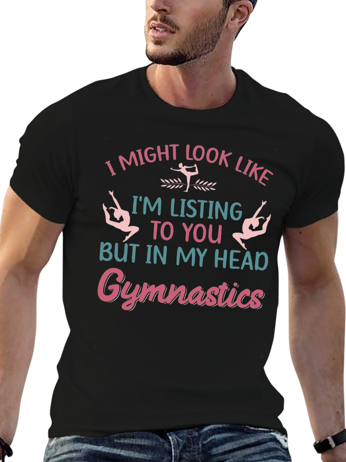 Gymnastics Mind Black T-Shirt
