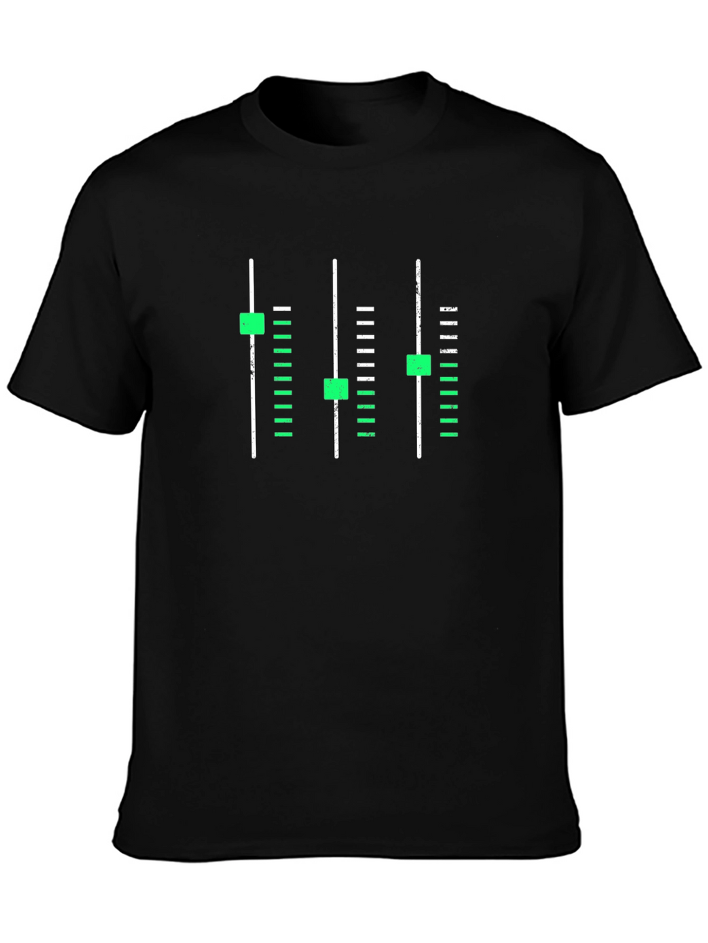 DJ Mixer Graphic T-Shirt - Black Crew Neck Tee
