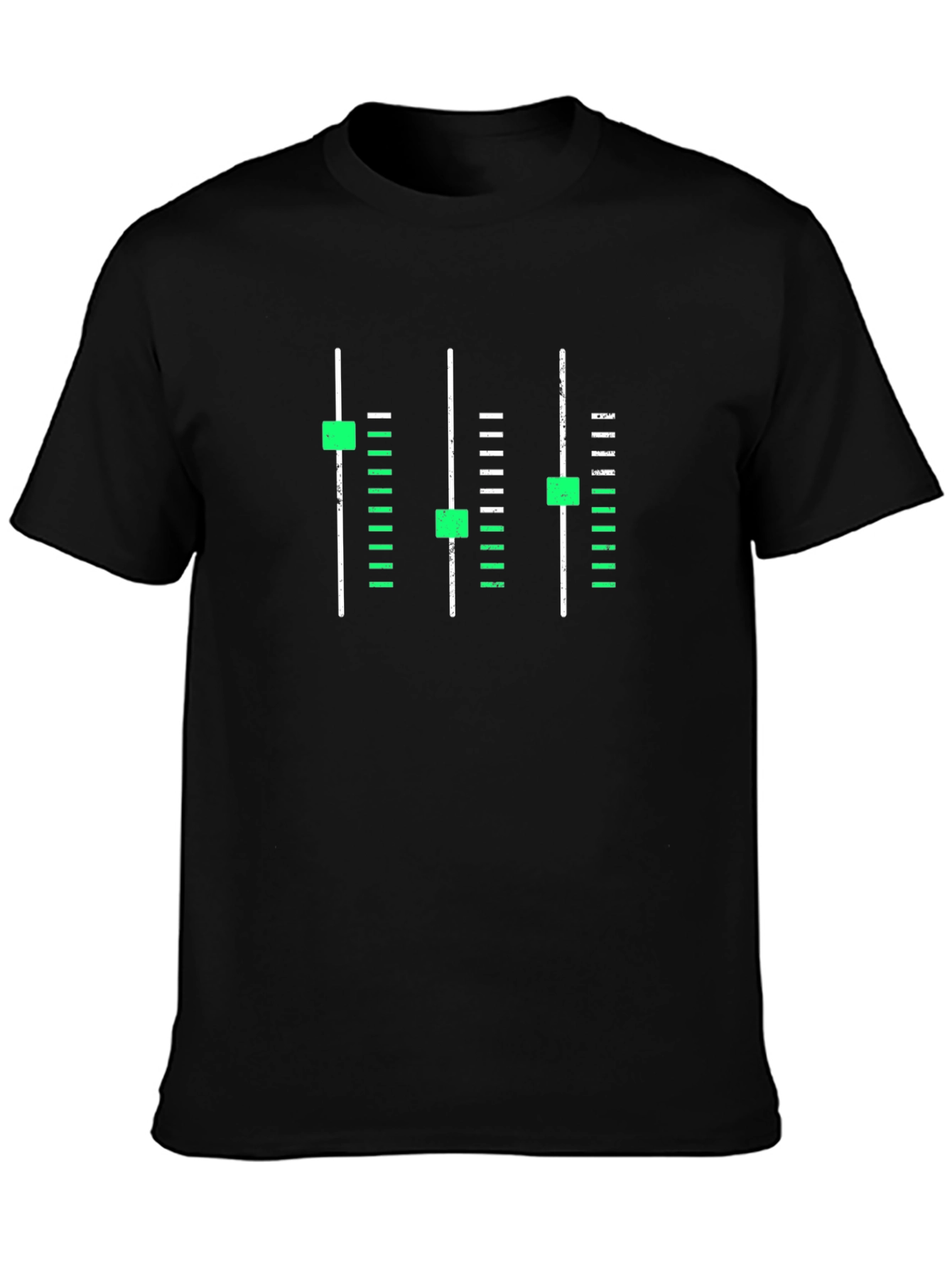 DJ Mixer Graphic T-Shirt - Black Crew Neck Tee