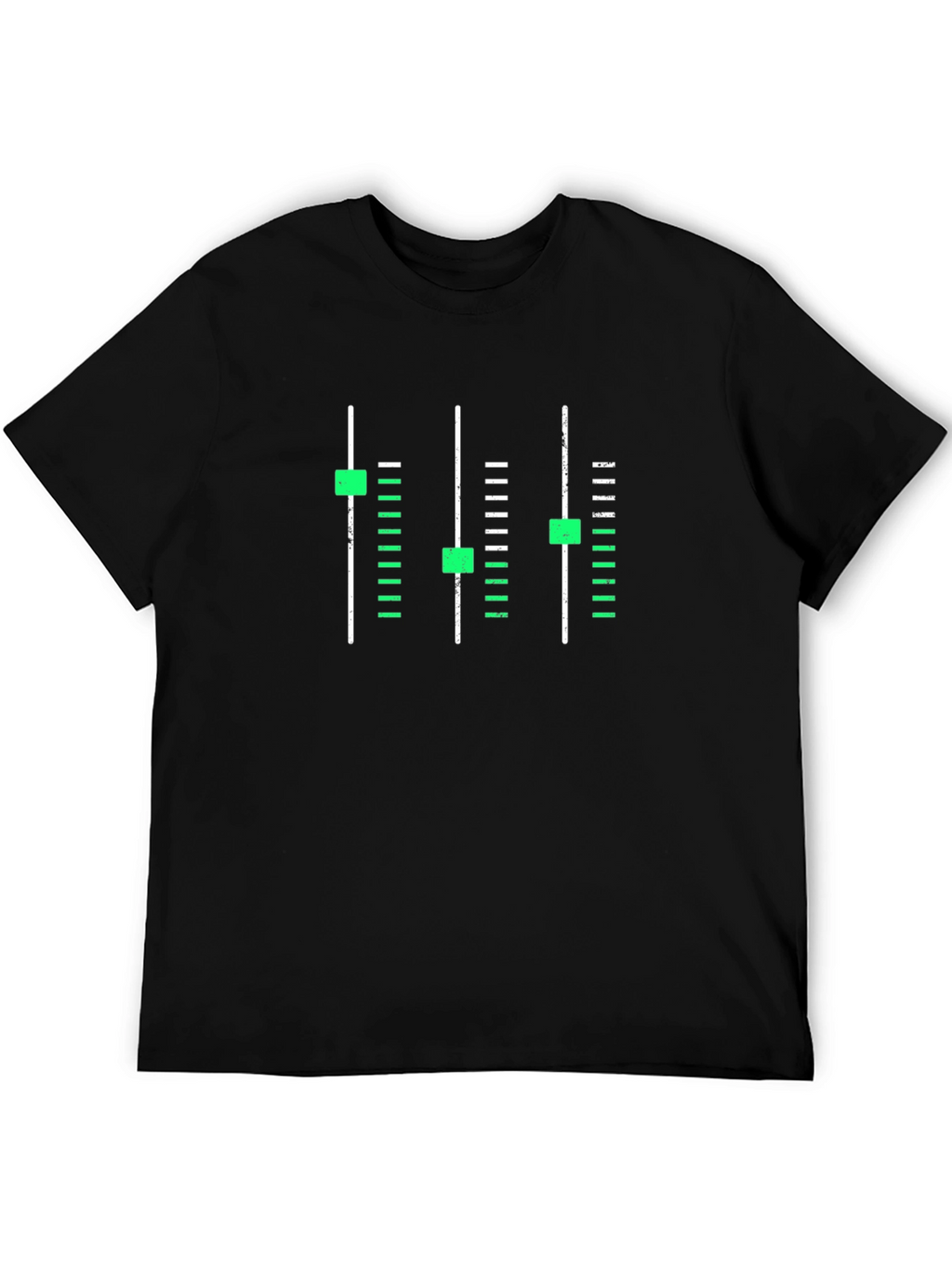 DJ Mixer Graphic T-Shirt - Black Crew Neck Tee