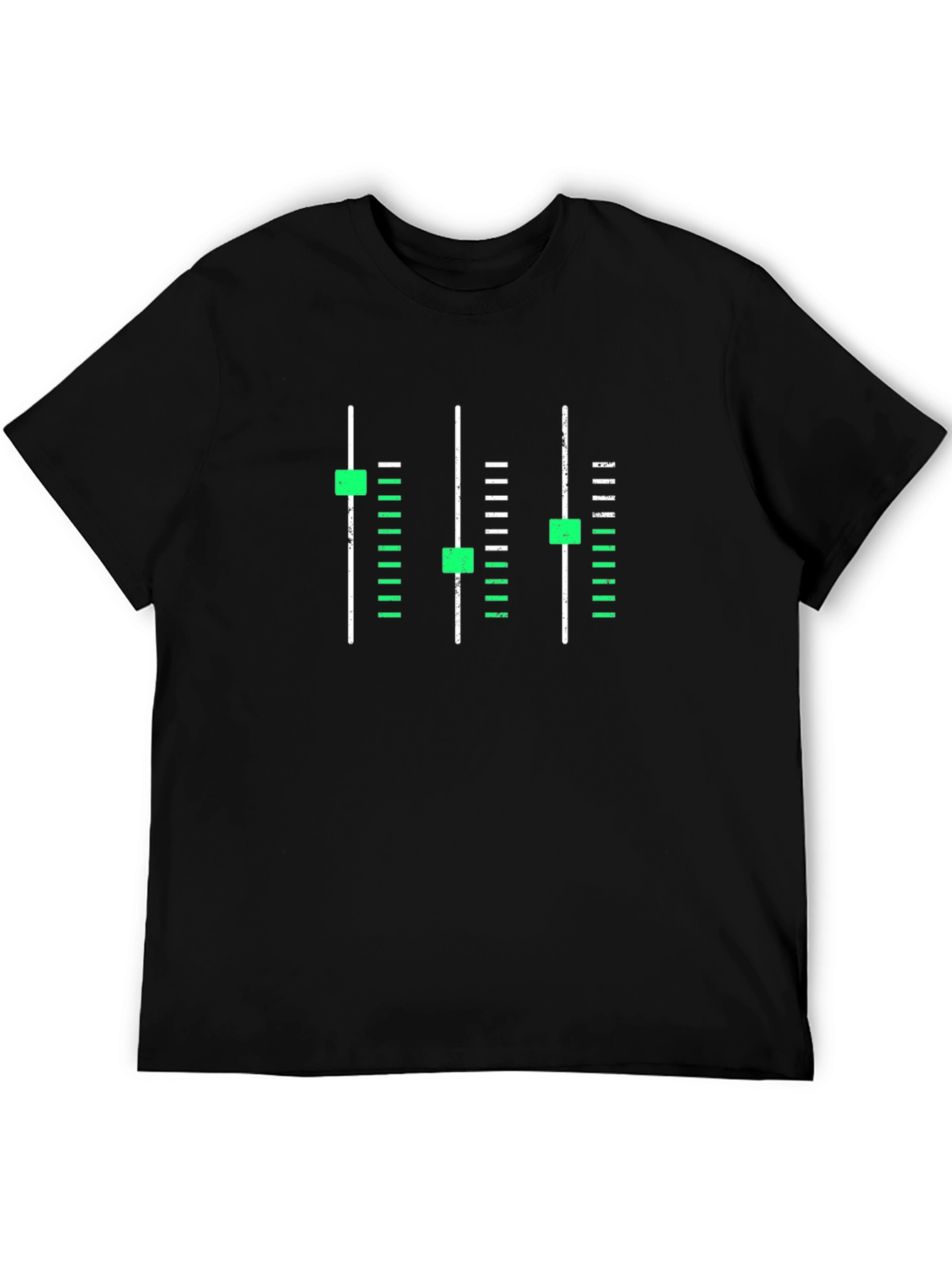 DJ Mixer Graphic T-Shirt - Black Crew Neck Tee