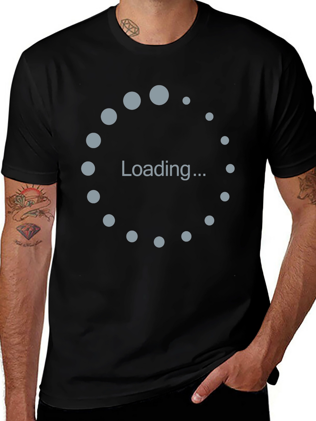Loading Graphic Tee - Stylish Comfort