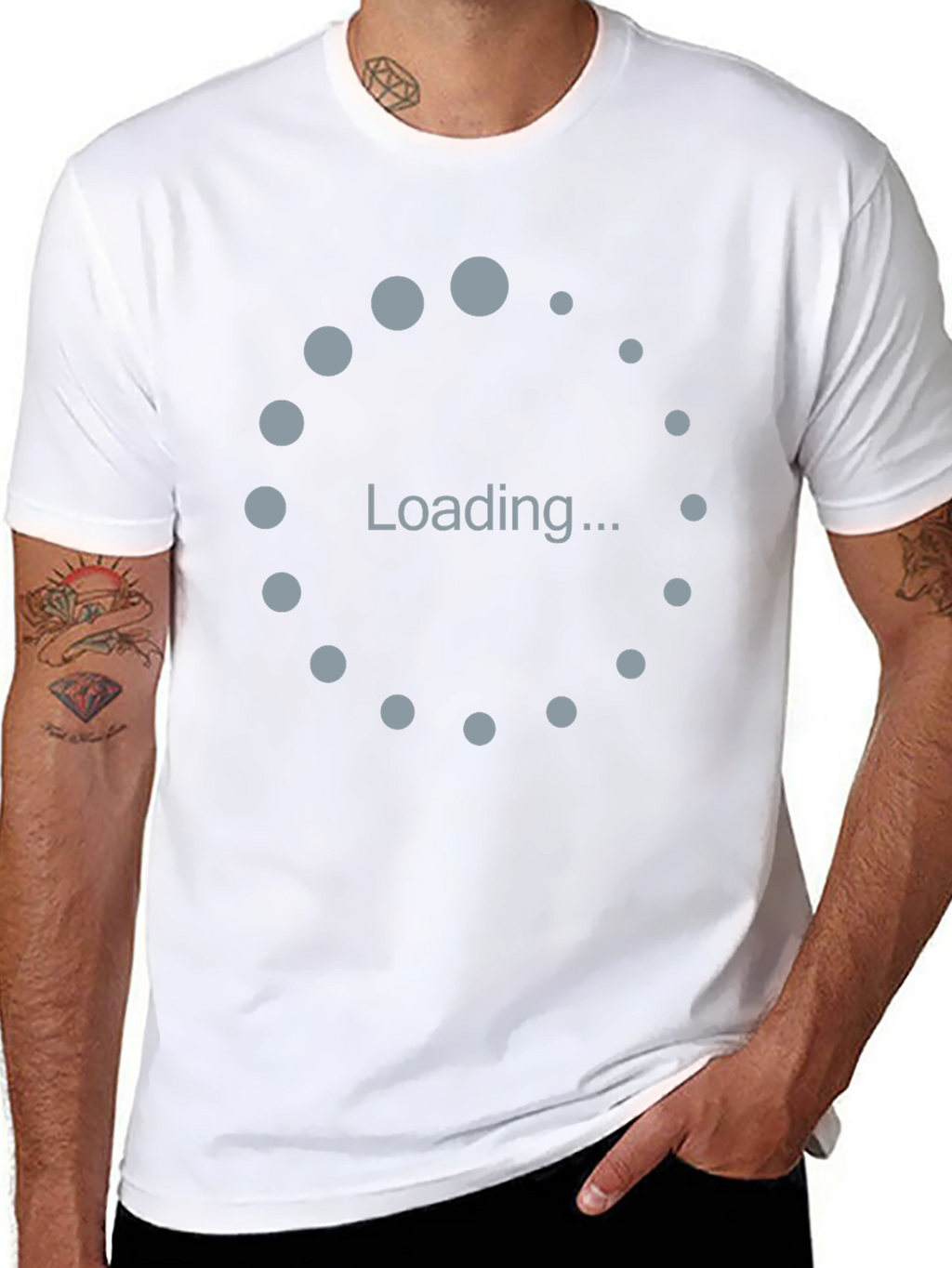 Loading Graphic Tee - Stylish Comfort