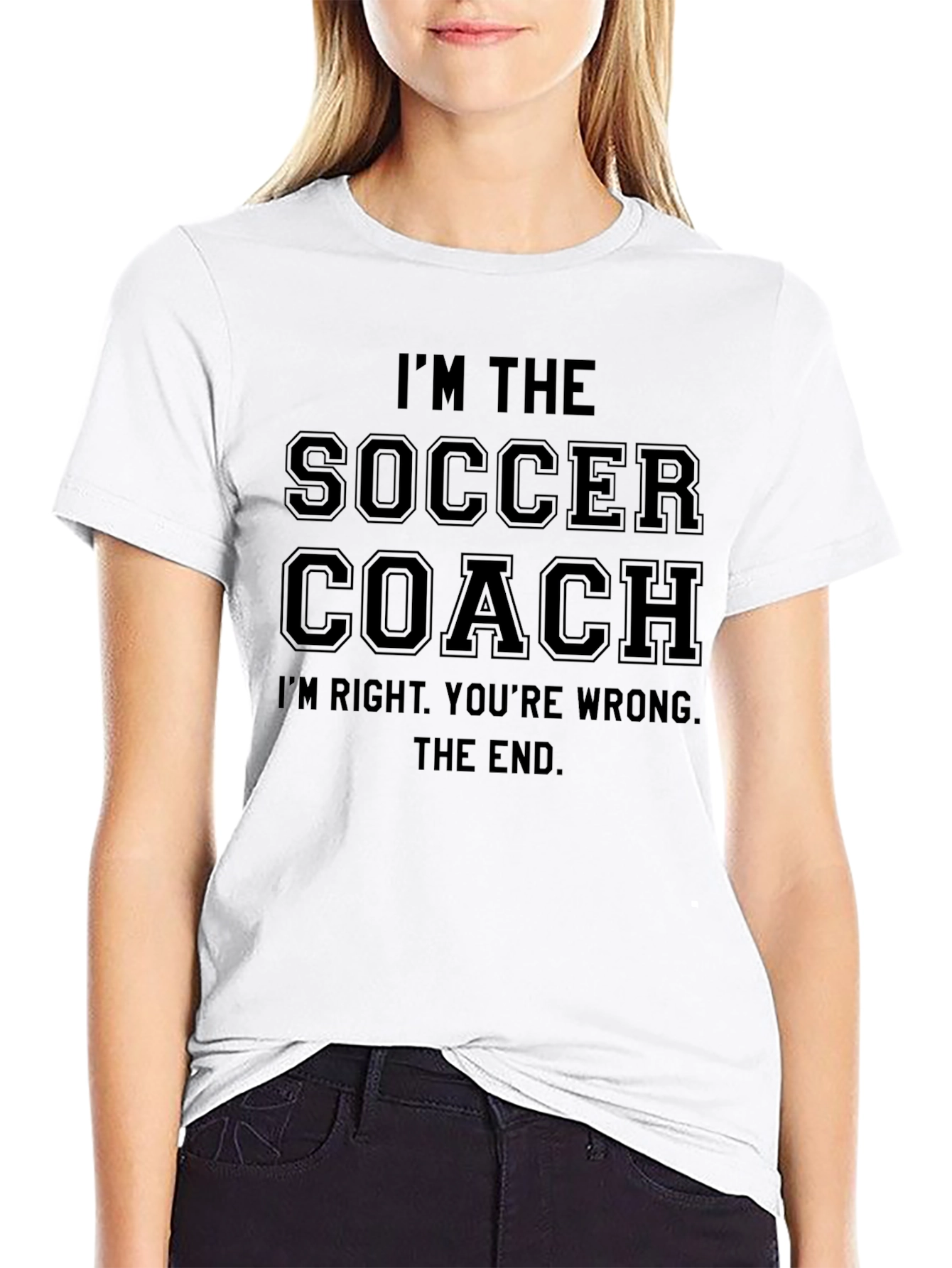 Im the Soccer Coach T-Shirt - Funny Coaching Tee
