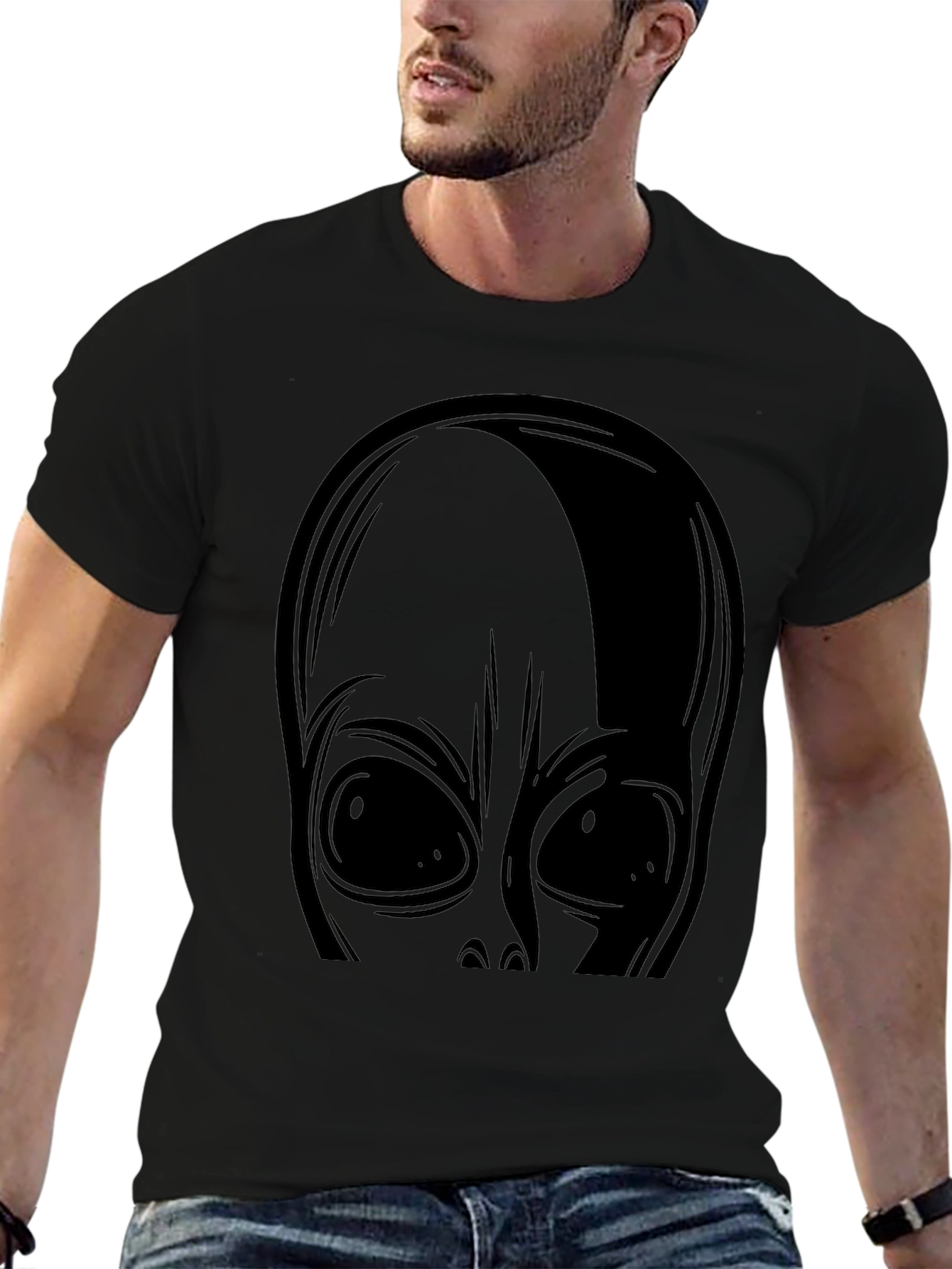 Alien Graphic Tee - Black T-Shirt