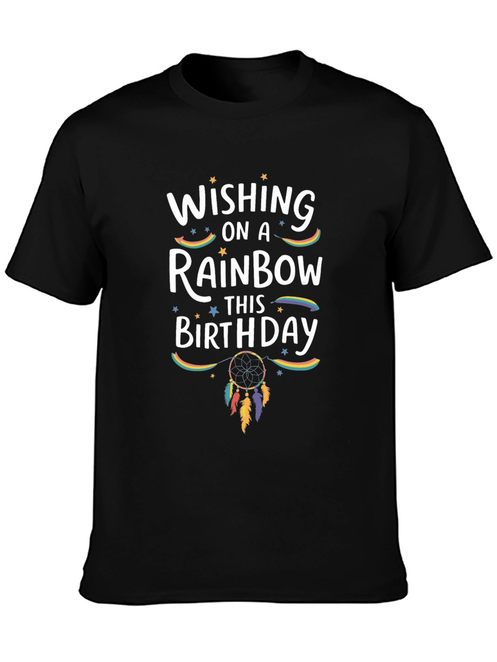 Wishing On A Rainbow Birthday T-Shirt