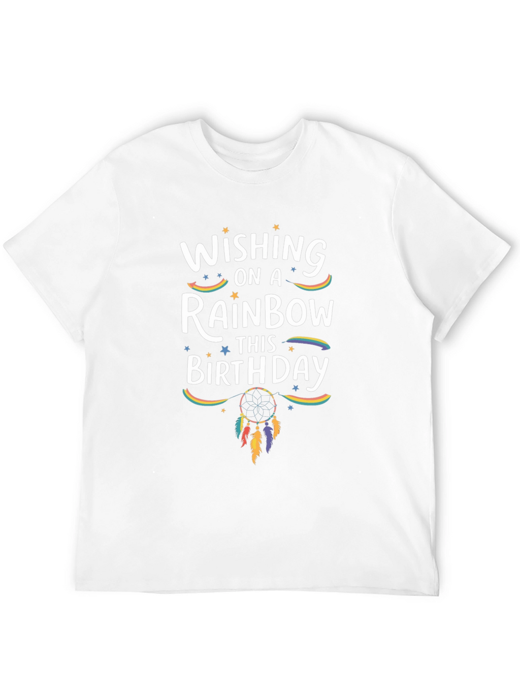 Wishing On A Rainbow Birthday T-Shirt